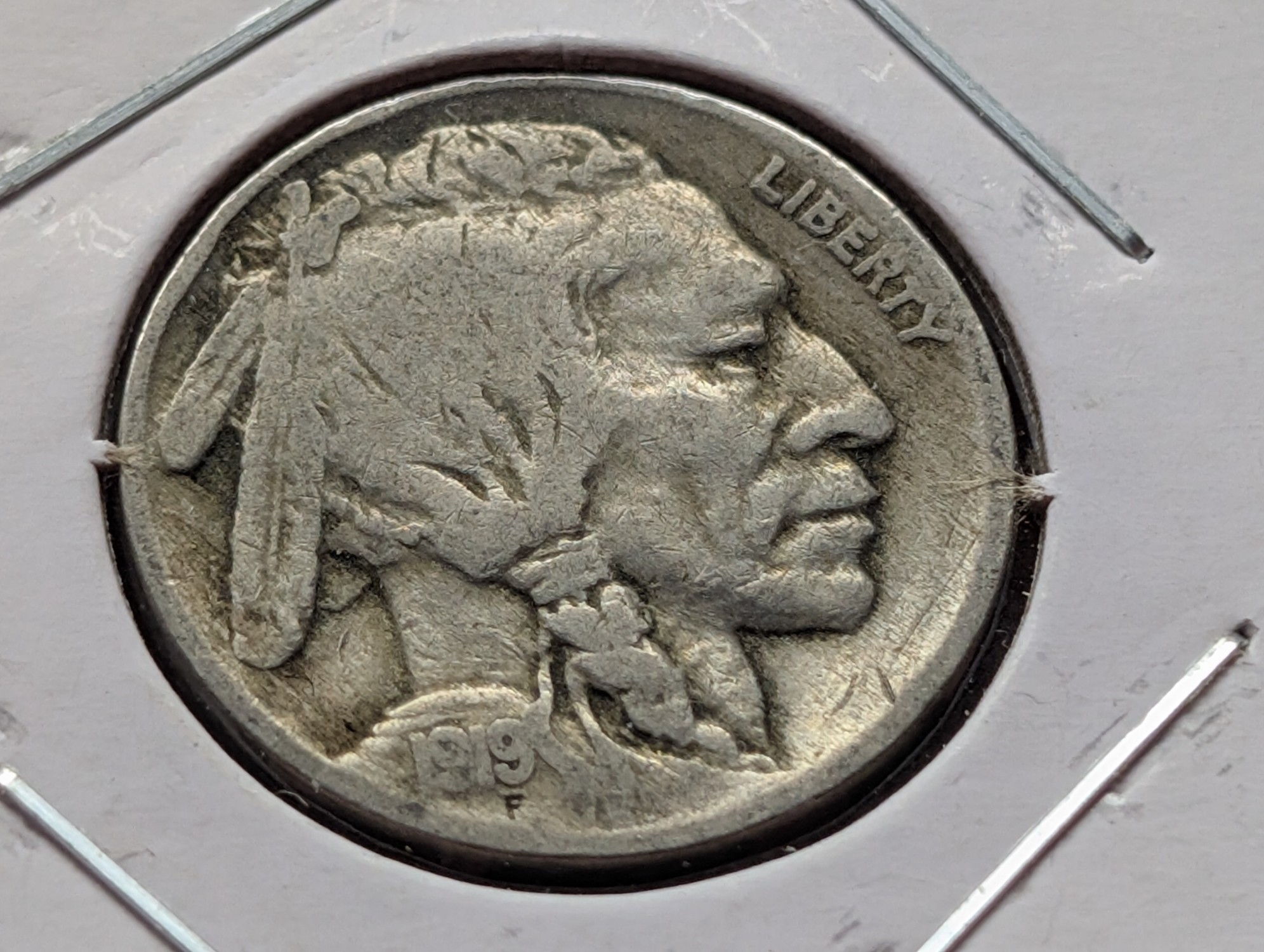 (3) 1919 Indian Head Buffalo Nickels
