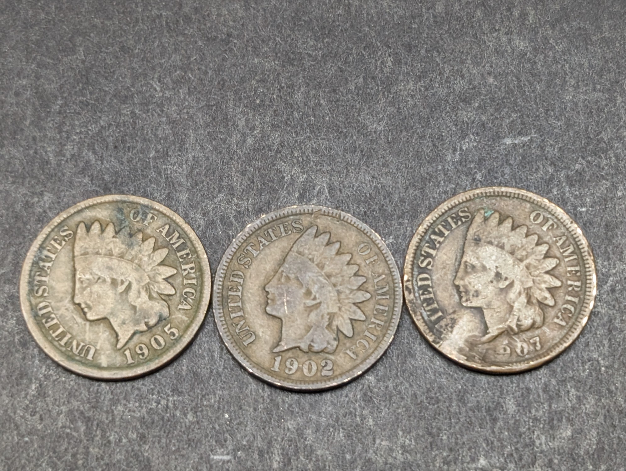 1900-1909 Indian Head Cents - Consecutive Dates