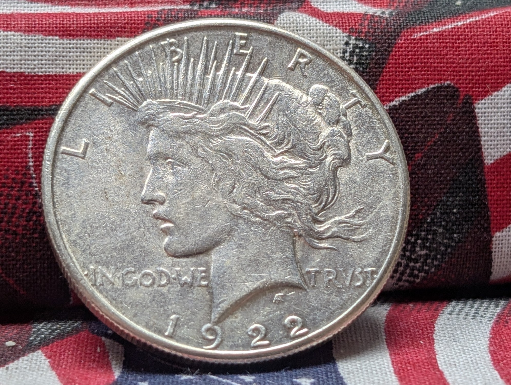 1922-S Peace Dollar - 90% Silver