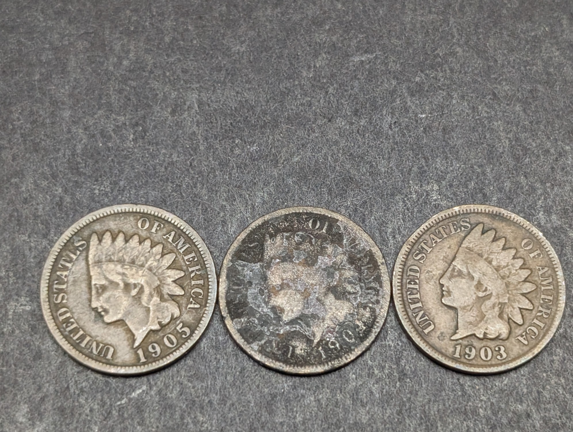 1899-1908 Indian Head Cents - Consecutive Dates