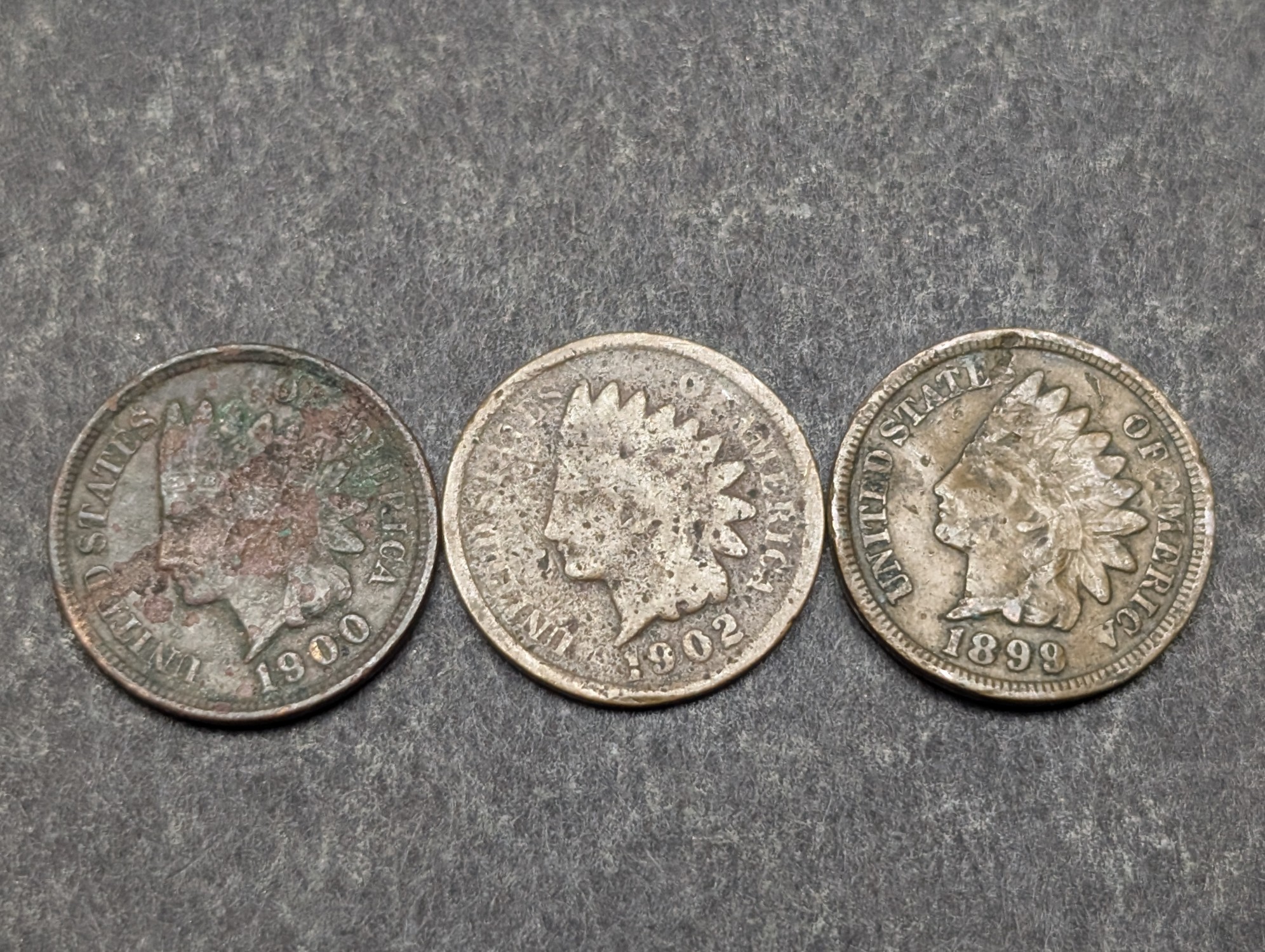 1899-1908 Indian Head Cents - Consecutive Dates