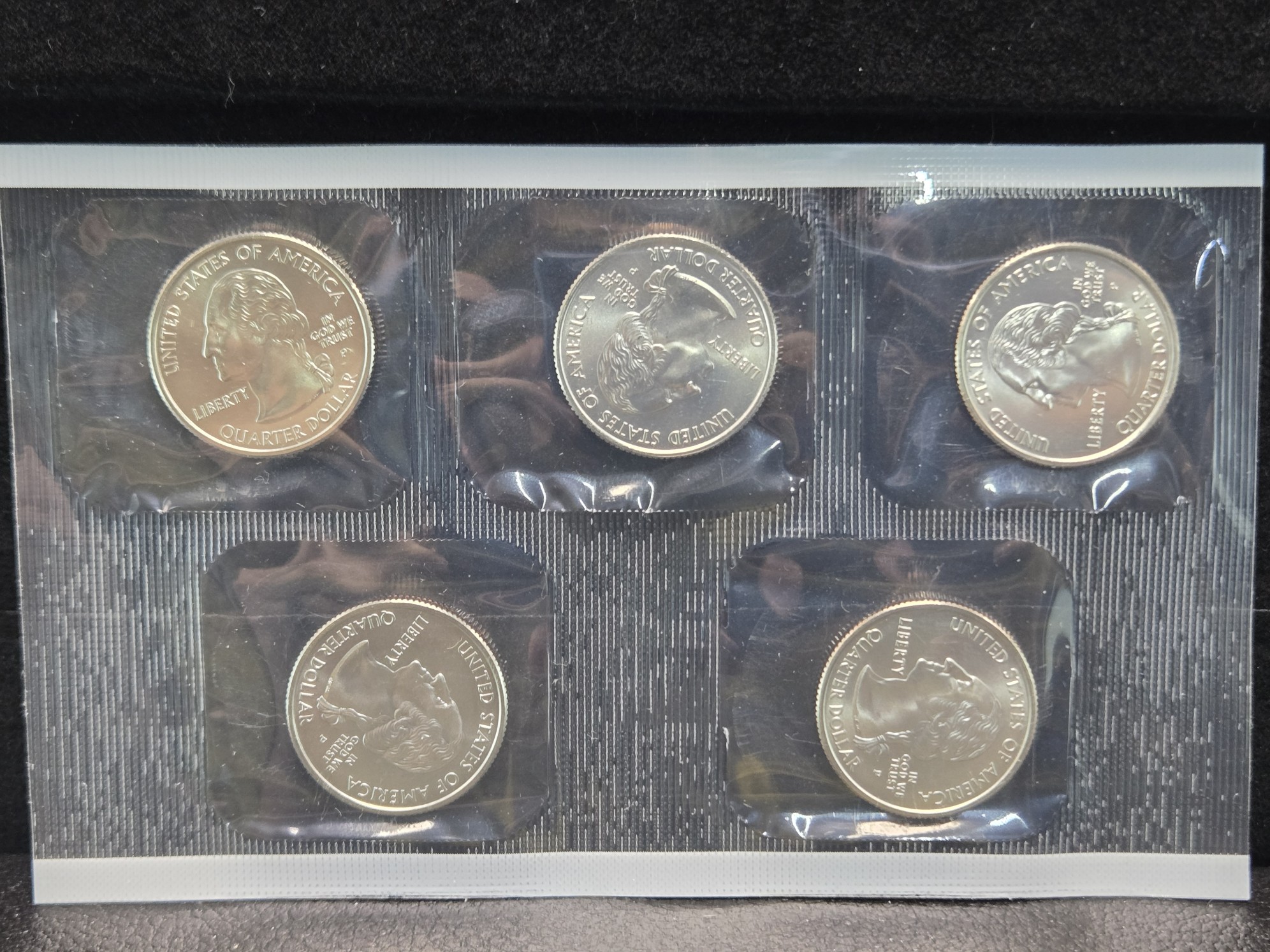 2005-P Only U.S. Mint Uncirculated Coin Set with State Quarters and Sacagawea Dollar In OGP w/ COA