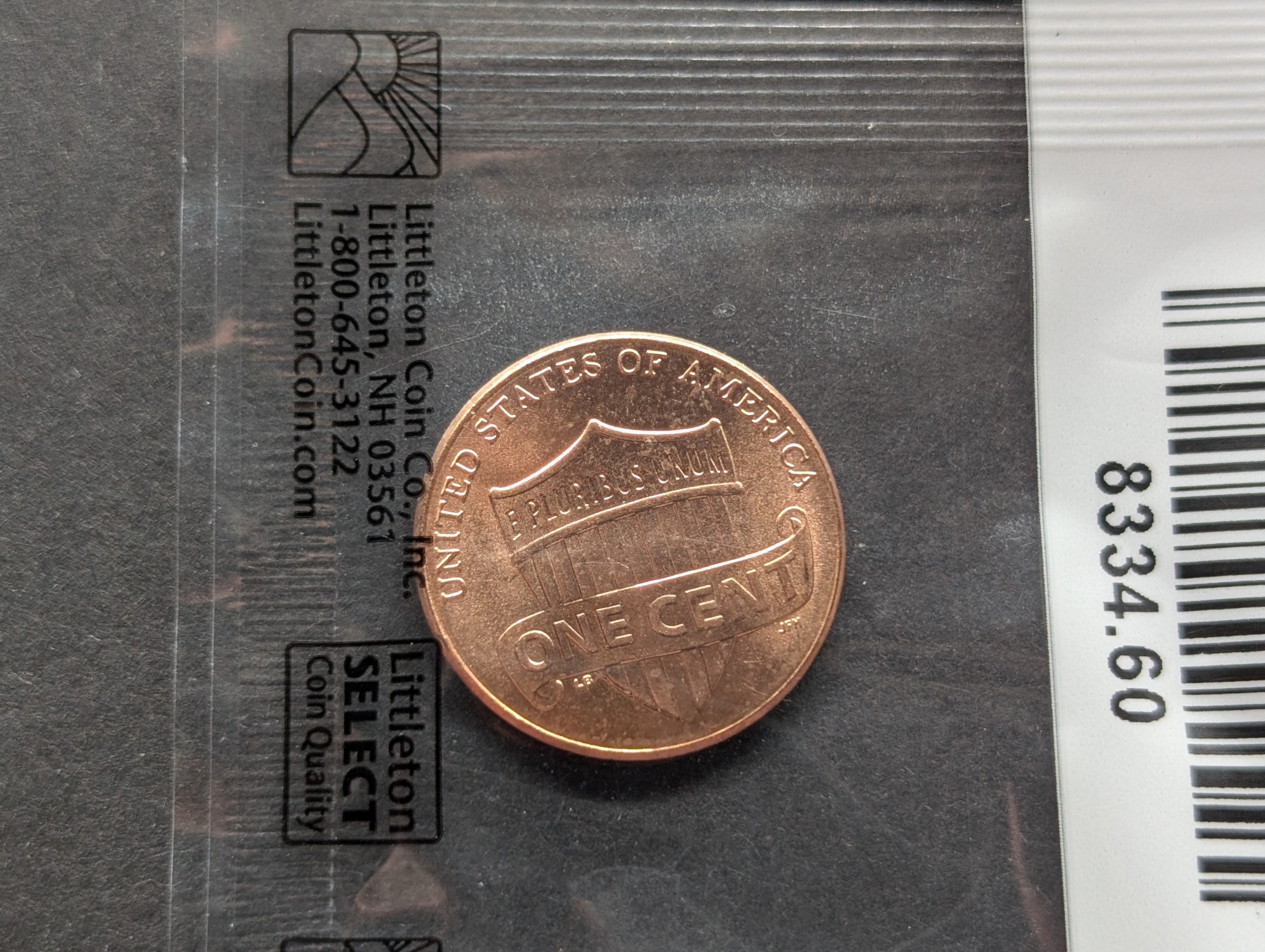 2021 Lincoln Shield Cent, Uncirculated-60 in Littleton Package