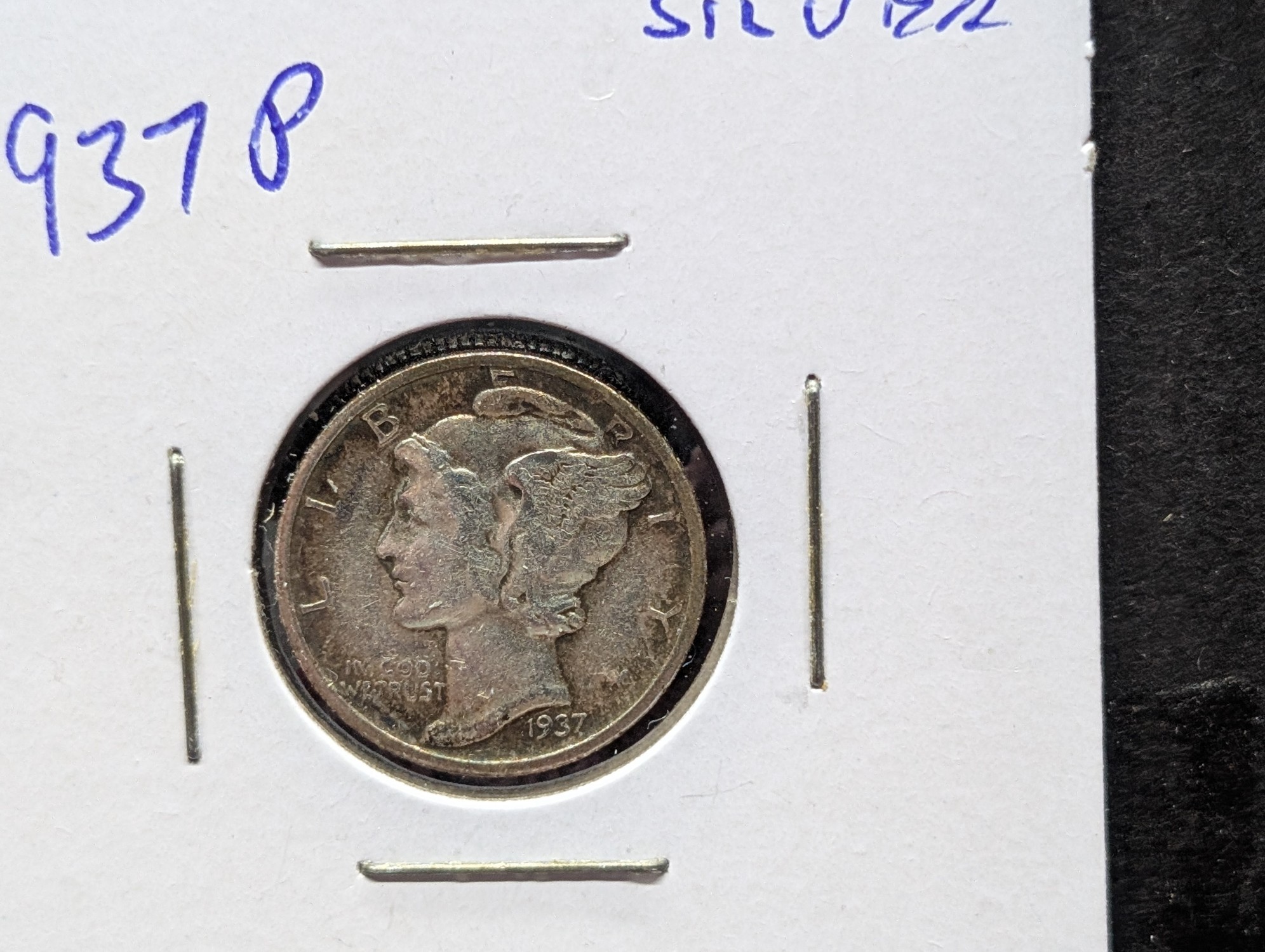 1937 Mercury 90% Silver Dime