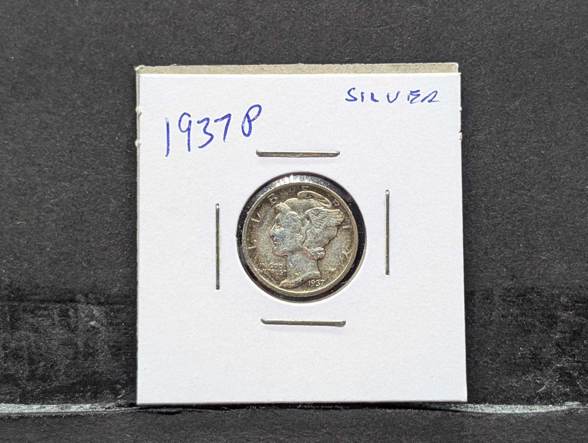 1937 Mercury 90% Silver Dime