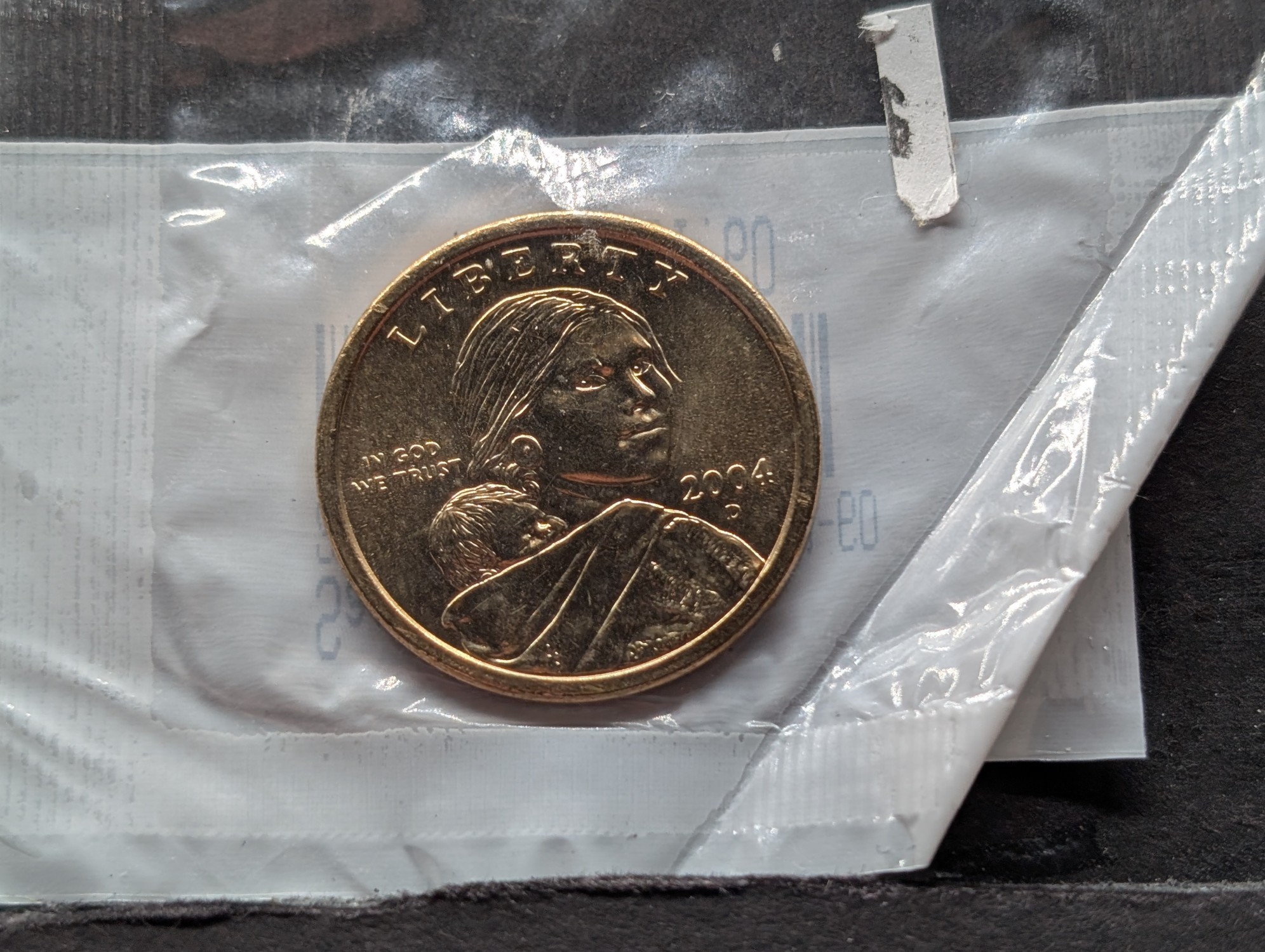 2004-D Sacagawea Native American Dollar, Uncirculated-60 in Littleton Package