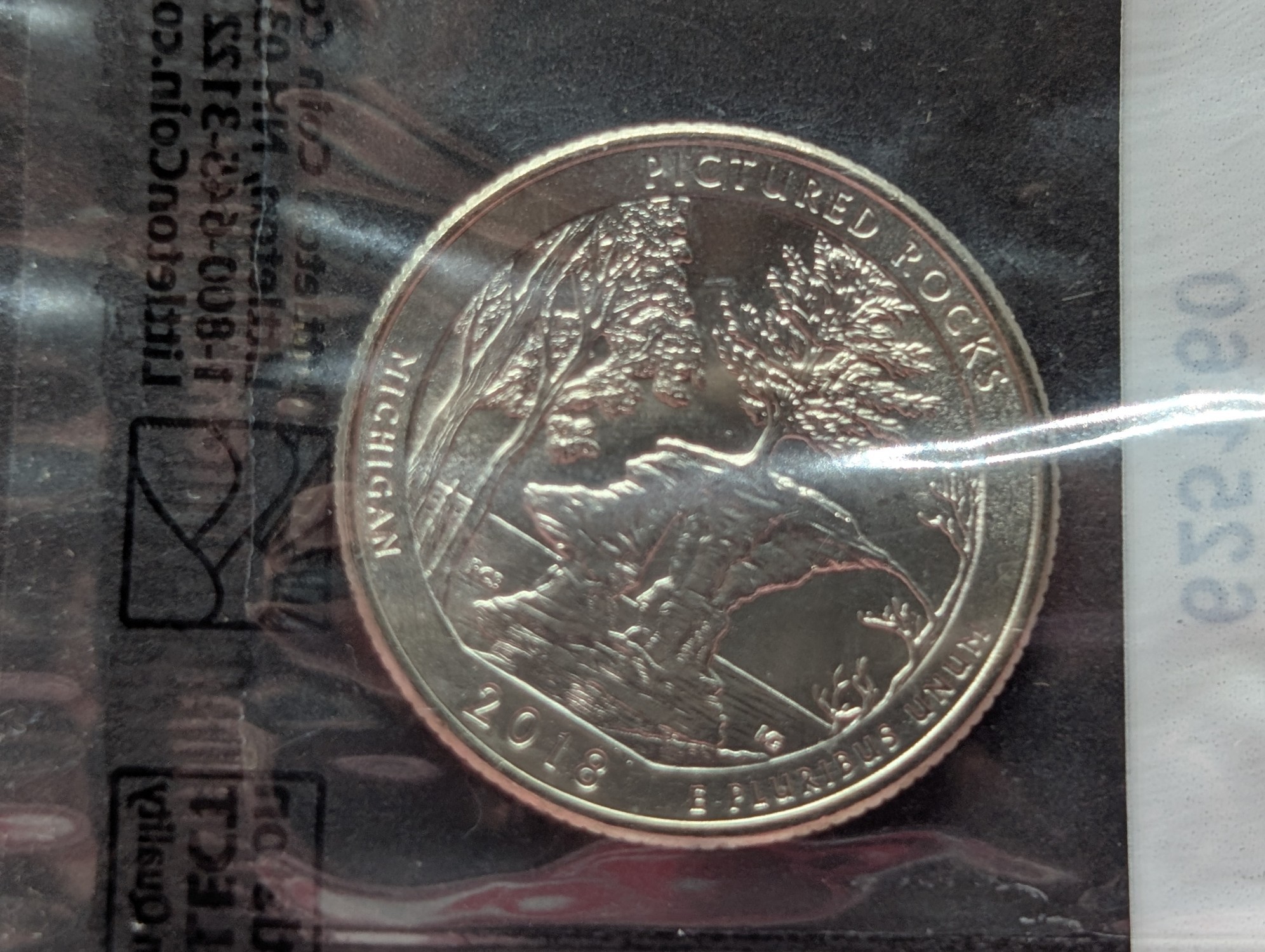 2018-P ATB Pictured Rocks Washington Quarter, Uncirculated-60 in Littleton Package