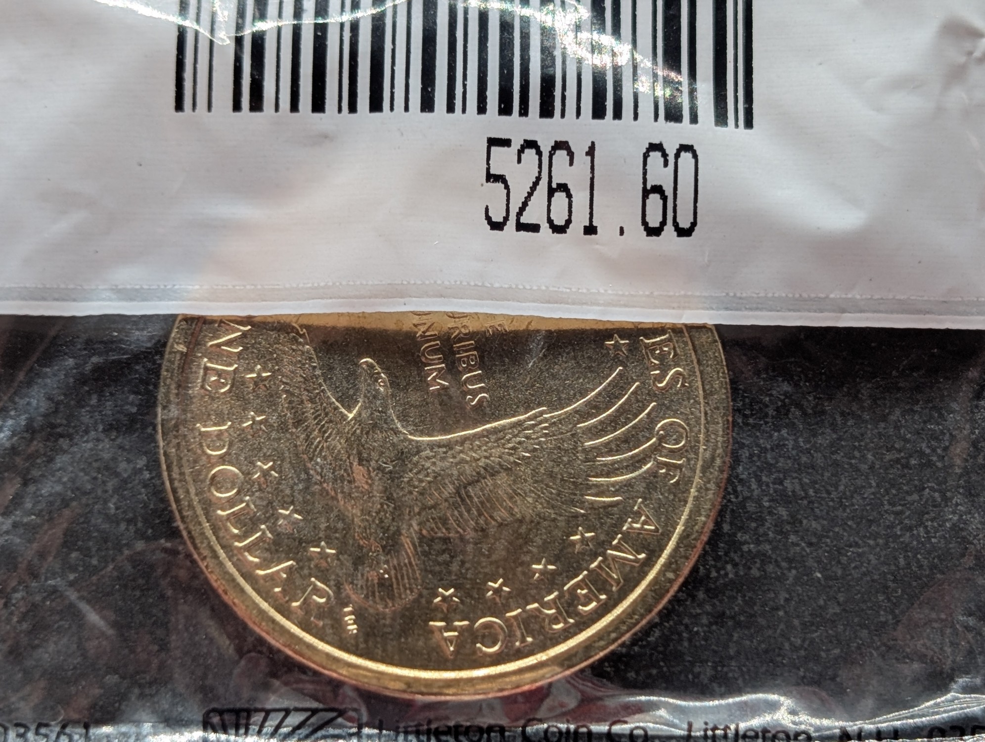 2004-D Sacagawea Native American Dollar, Uncirculated-60 in Littleton Package
