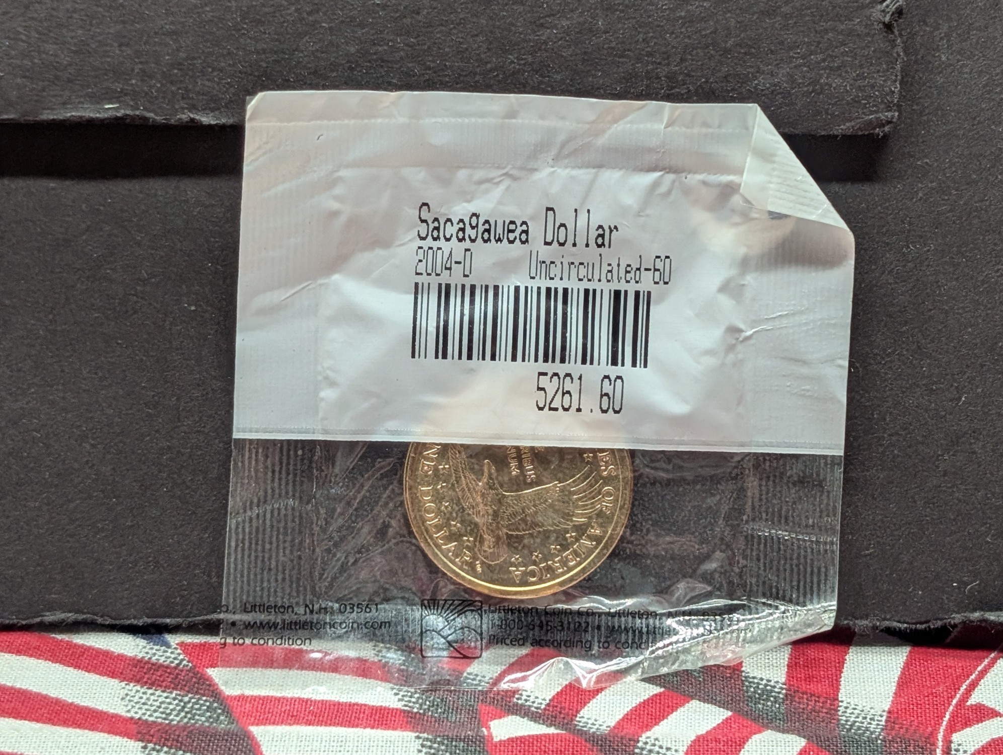 2004-D Sacagawea Native American Dollar, Uncirculated-60 in Littleton Package