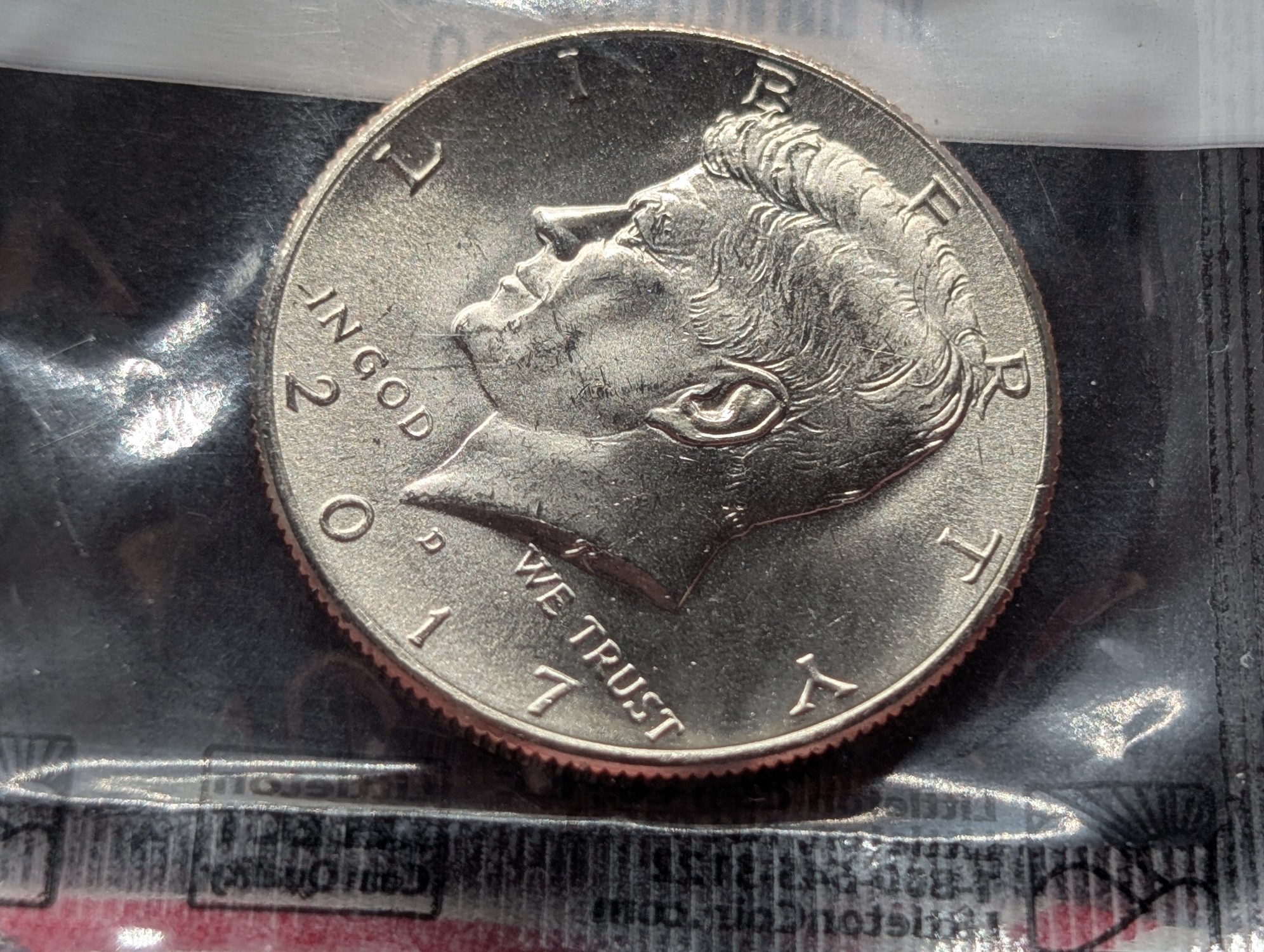 2017-D Kennedy Half Dollar, Uncirculated-60 in Littleton Package