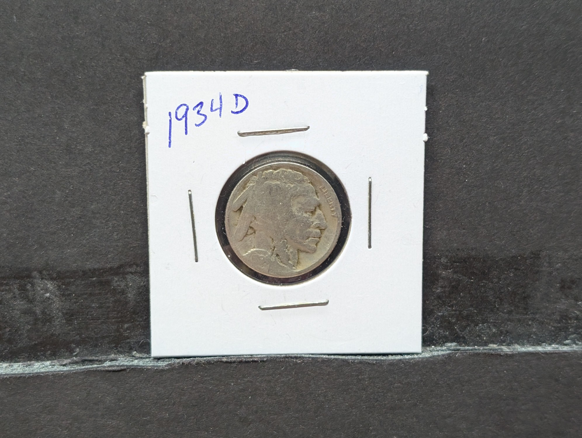 1934-D Indian Head Buffalo Nickel