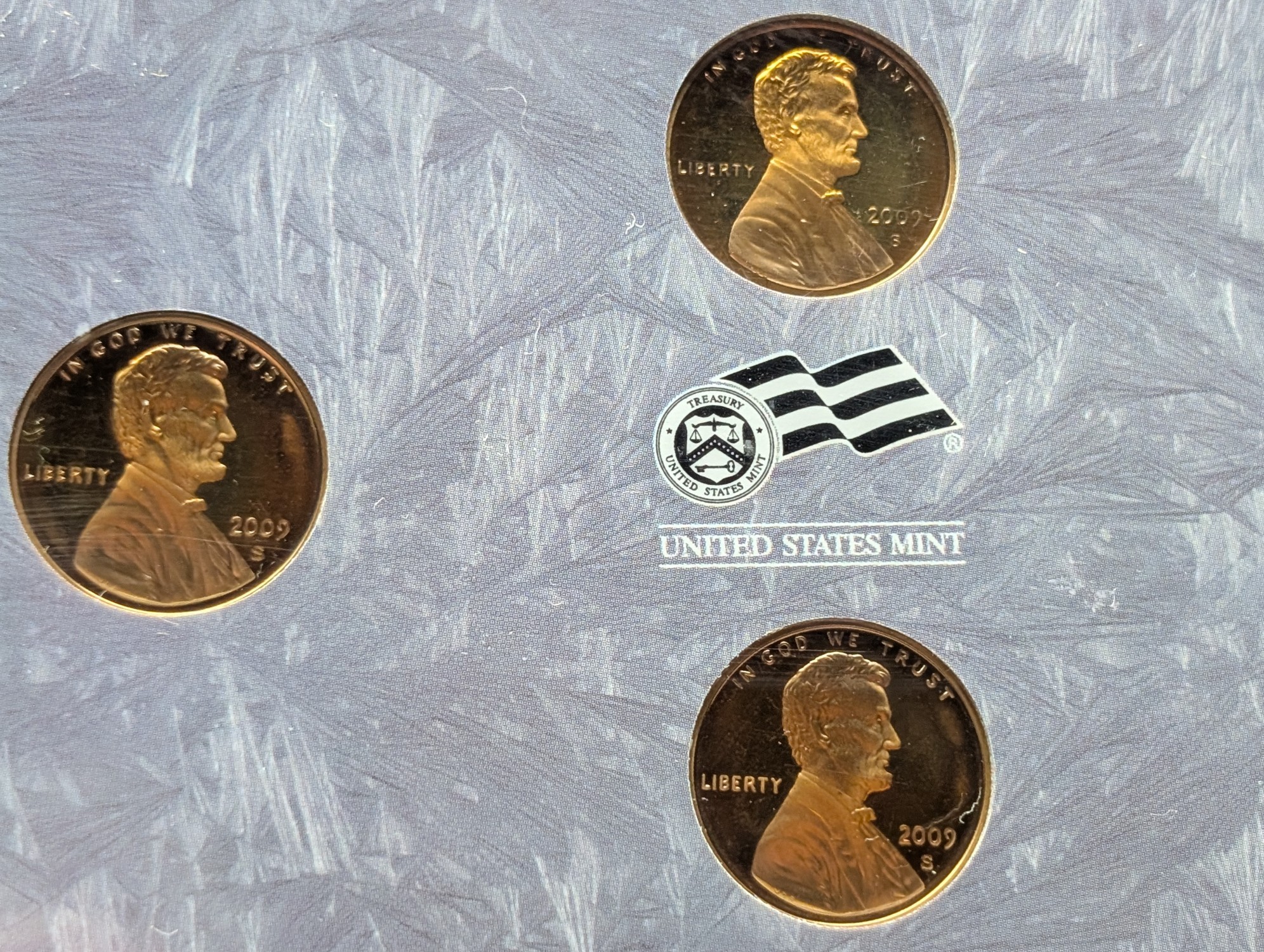 2009-S Lincoln Bicentennial Proof Cent Set, No Box
