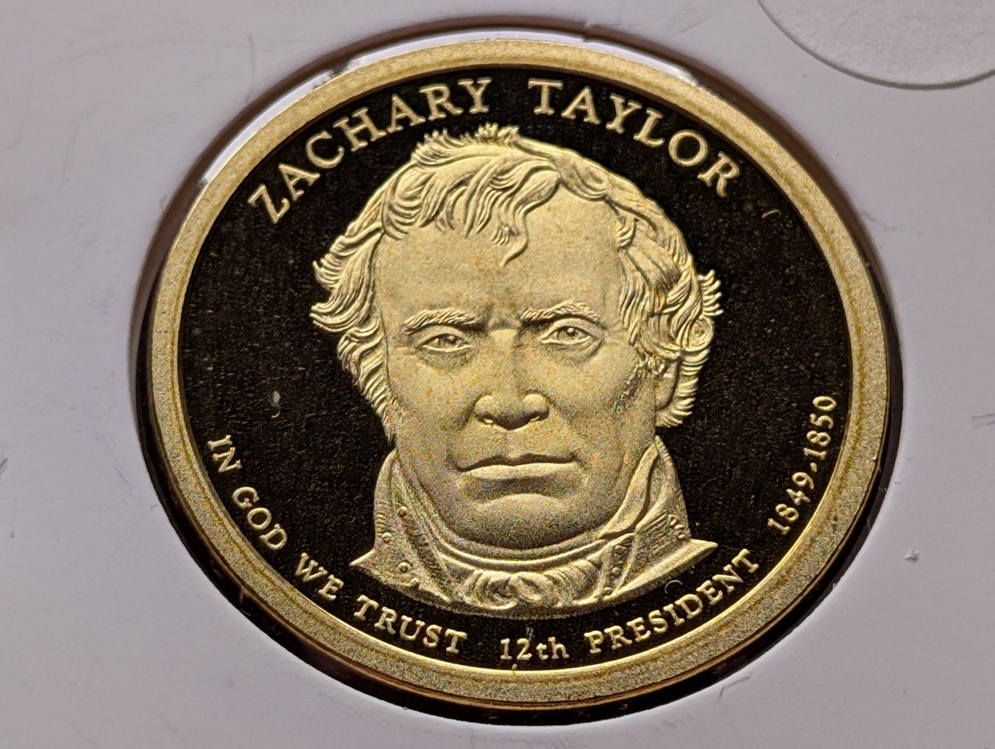 2009-S Zachary Taylor Proof Presidential Dollar