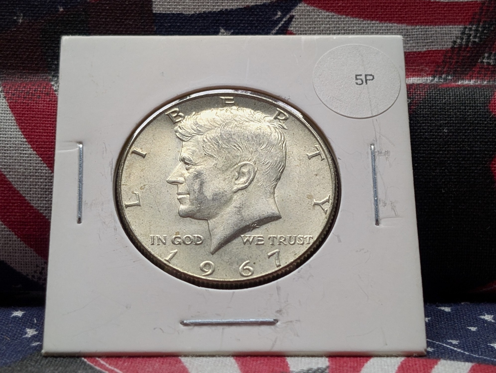 1967 Kennedy 40% Silver Half Dollar