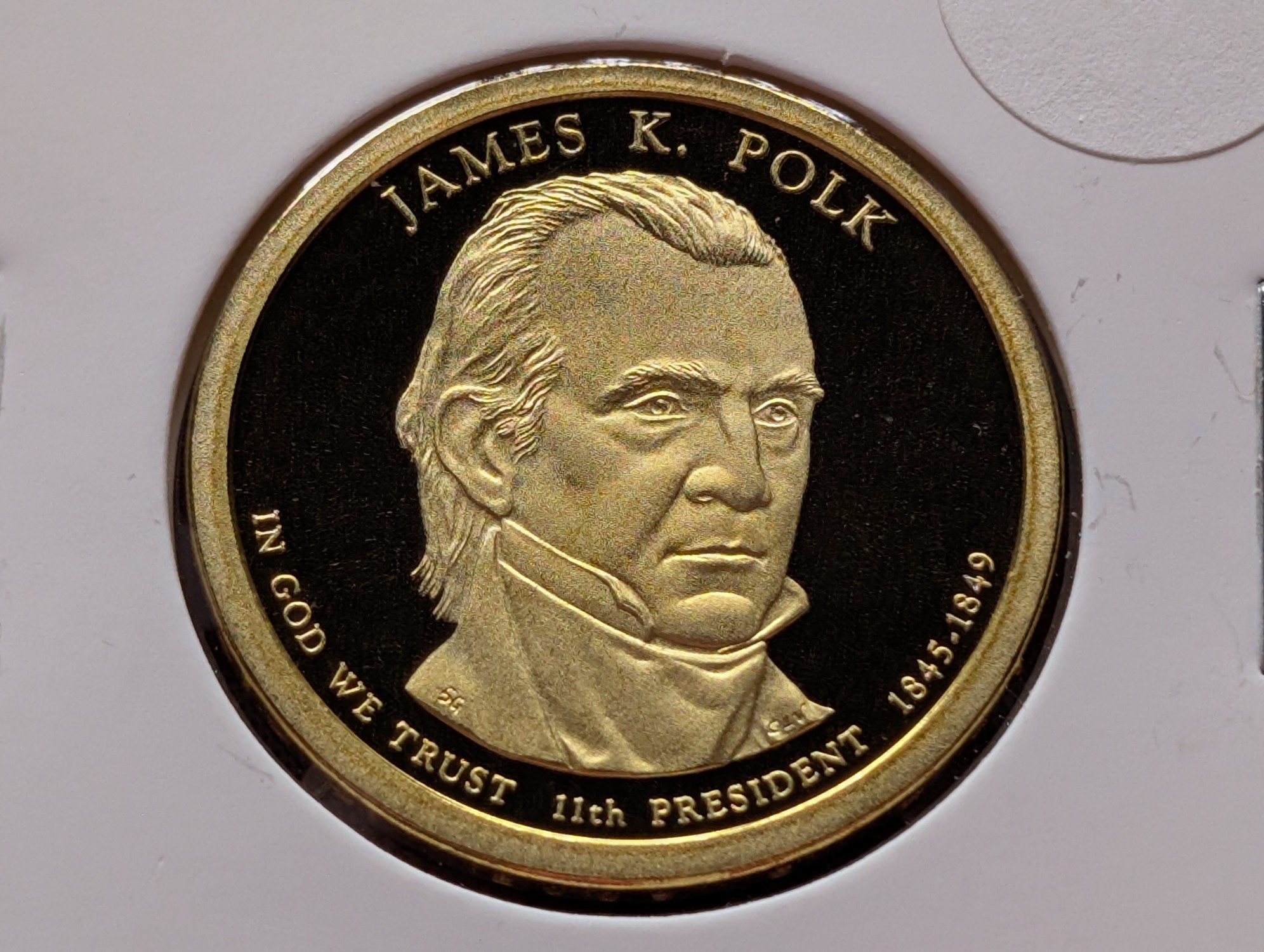 2009-S James K. Polk Proof Presidential Dollar