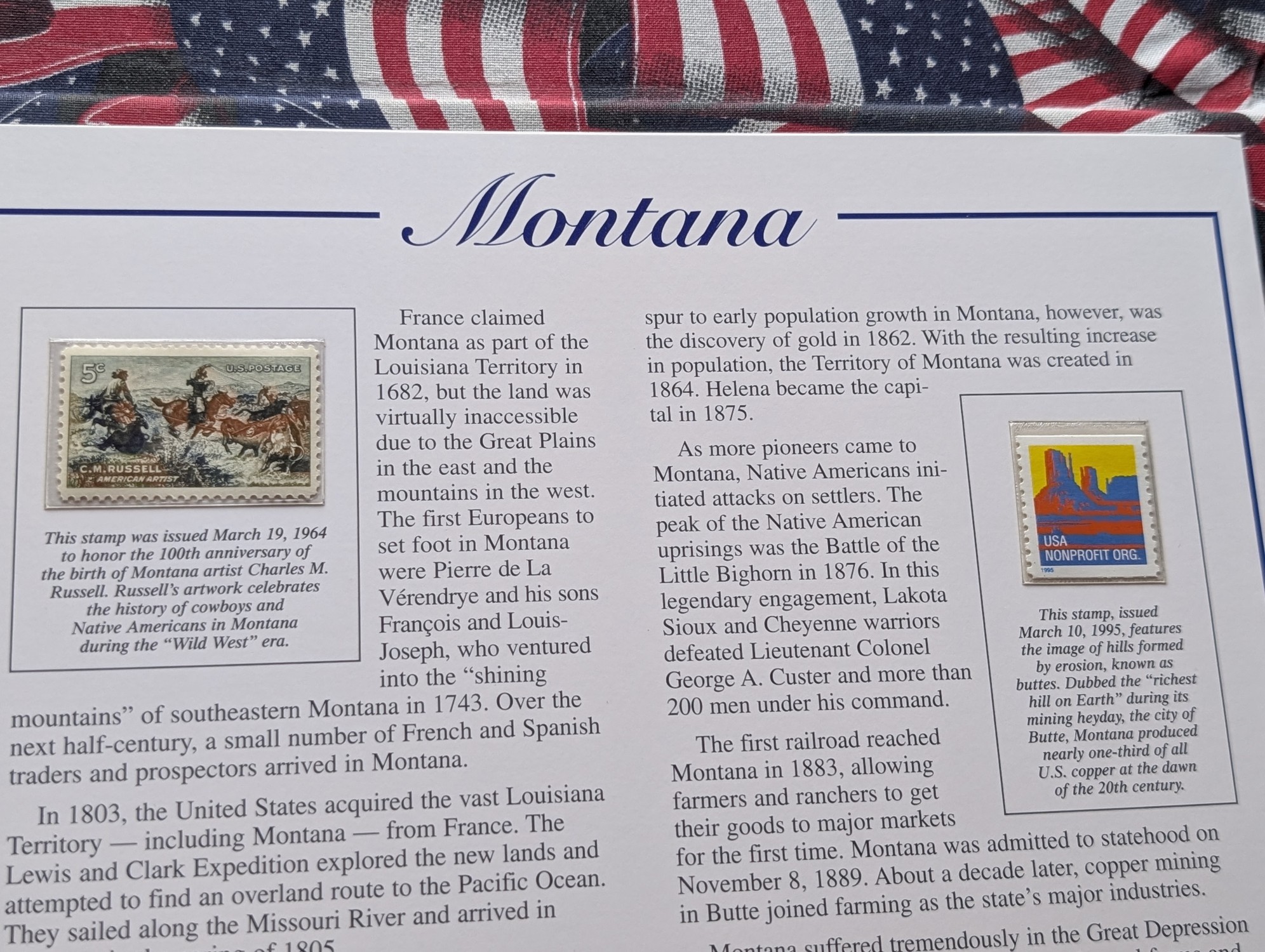 (5) 2007 P&D Uncirculated State Quarter Sets with Stamps in Binder Display Sheets