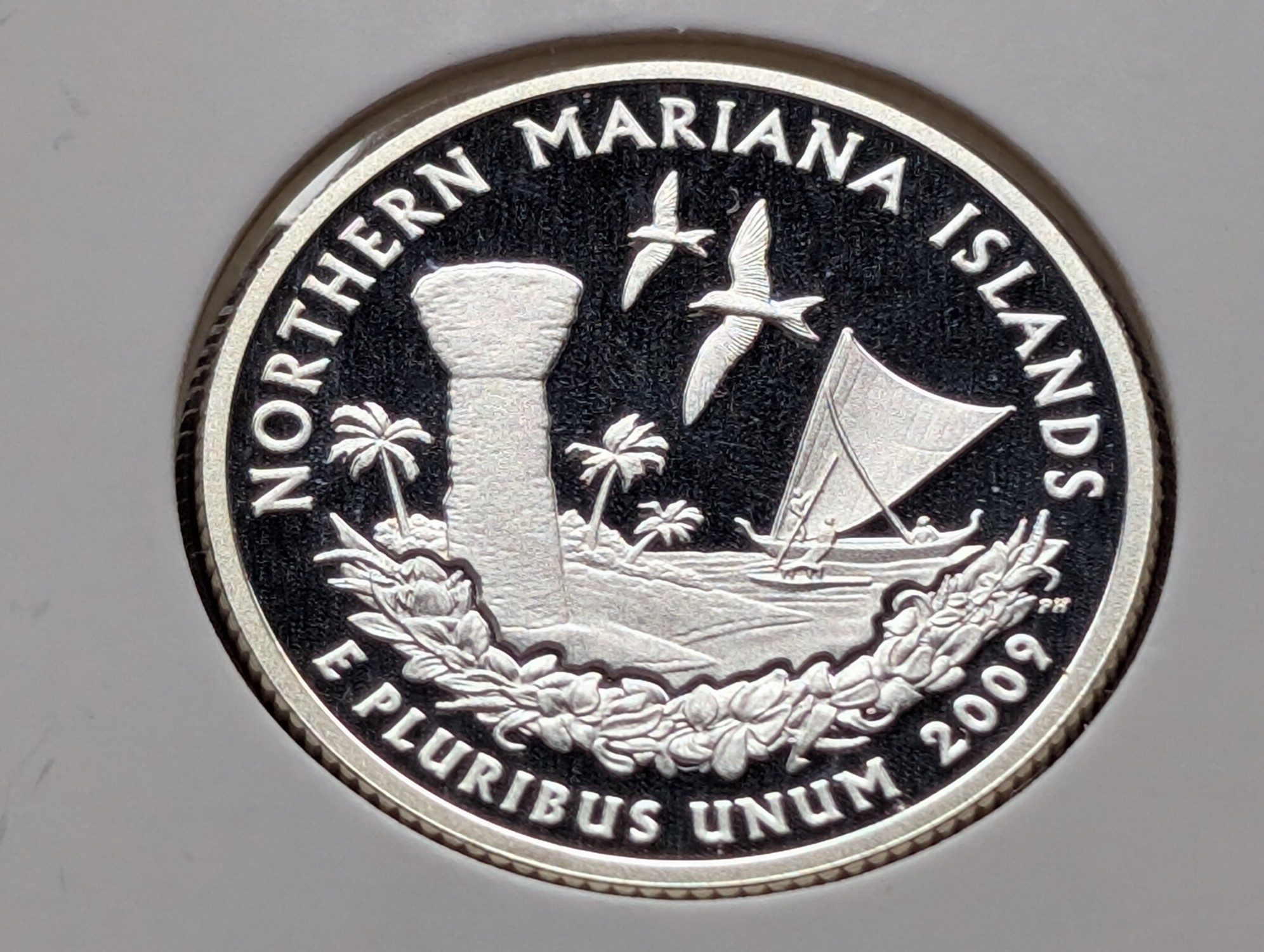 2009-S 90% Silver Territorial Proof Quarter, Northern Mariana Islands (NMI)