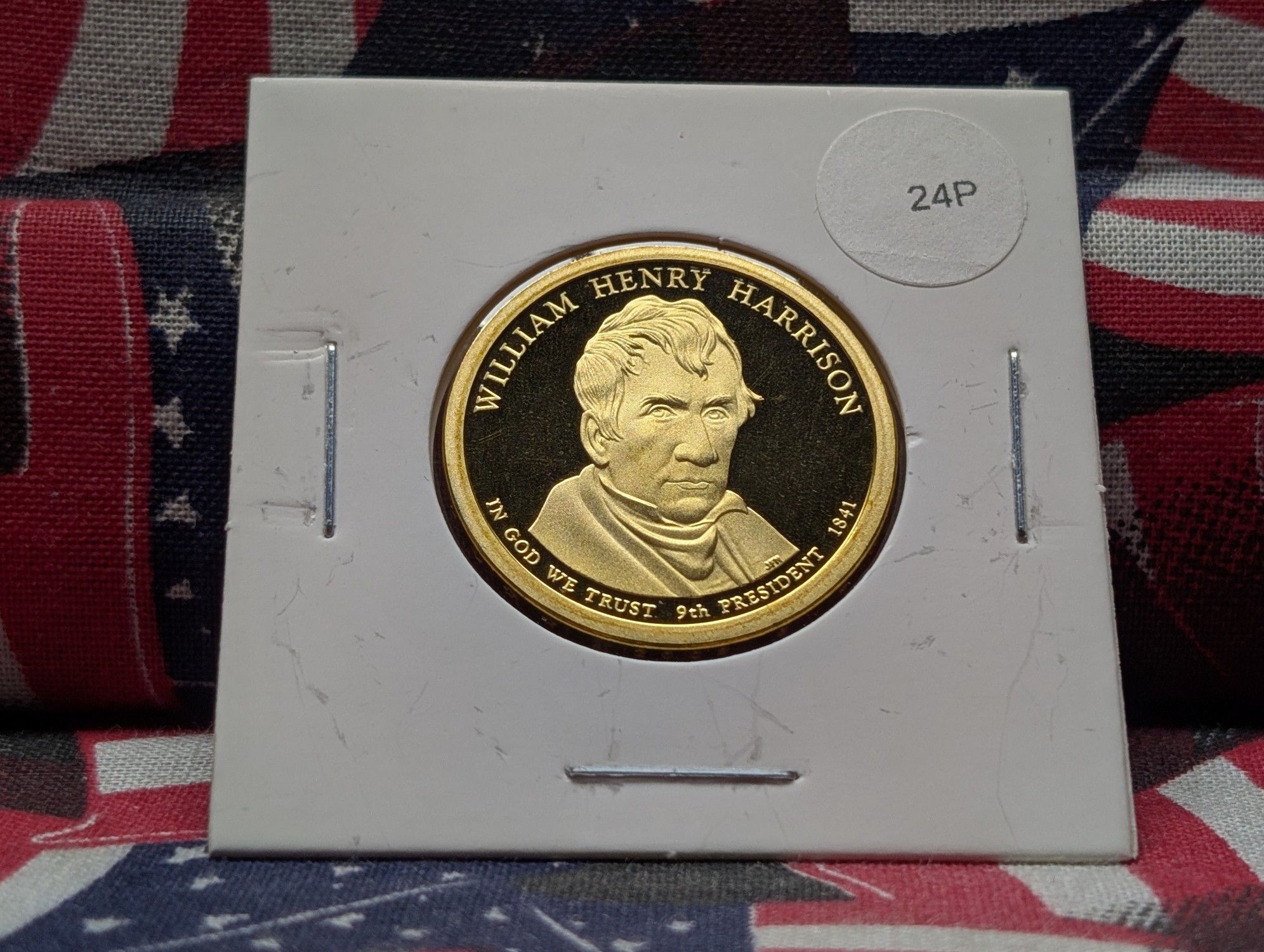 2009-S William Henry Harrison Proof Presidential Dollar