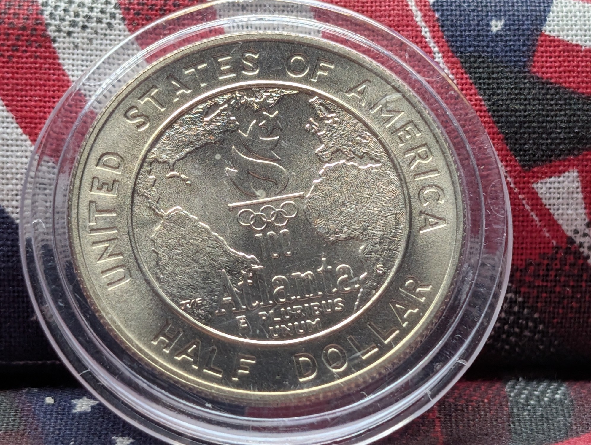 1995-S Uncirculated Atlanta Olympics Basketball Half Dollar