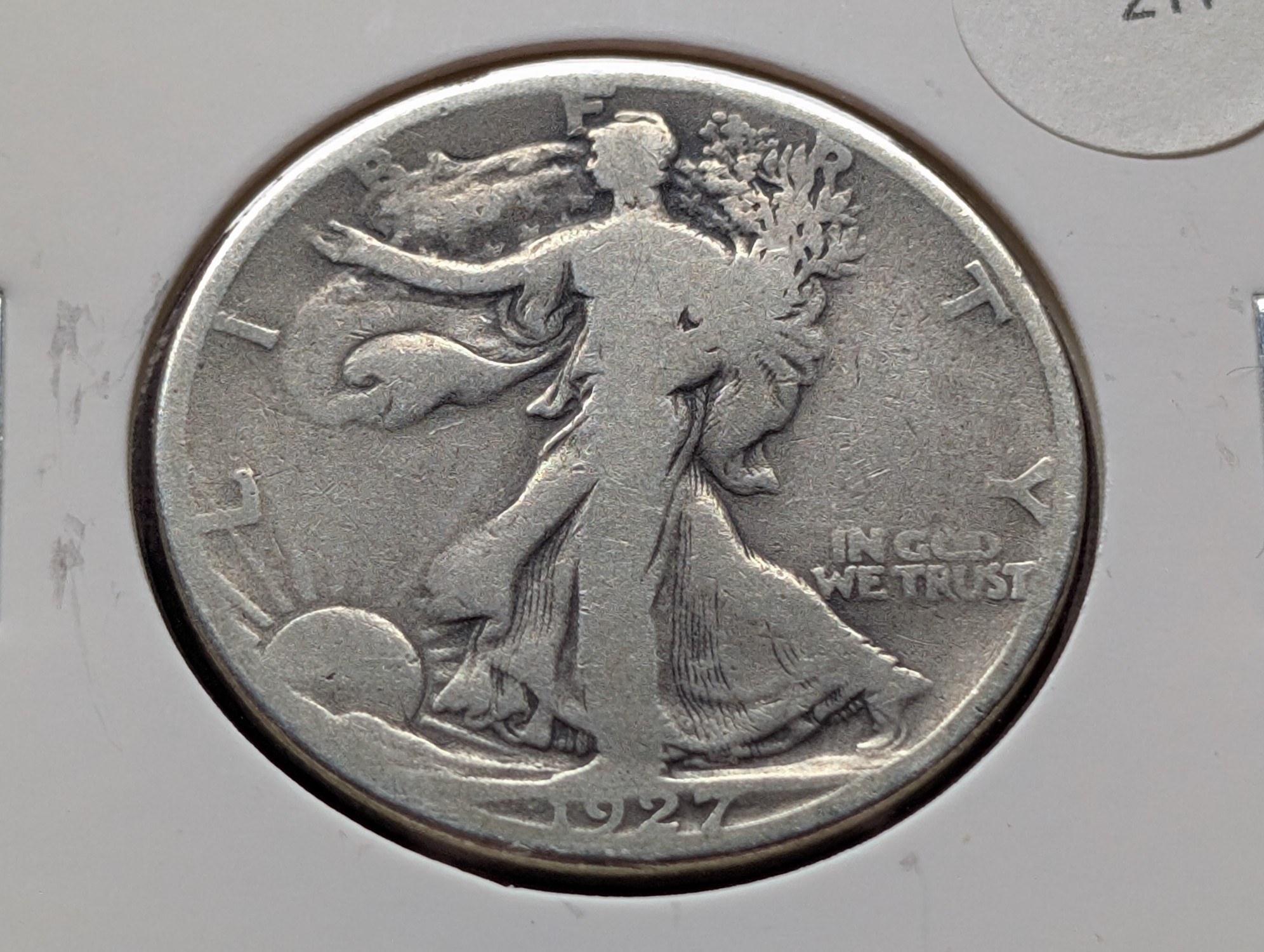 1927-S Walking Liberty 90% Silver Half Dollar