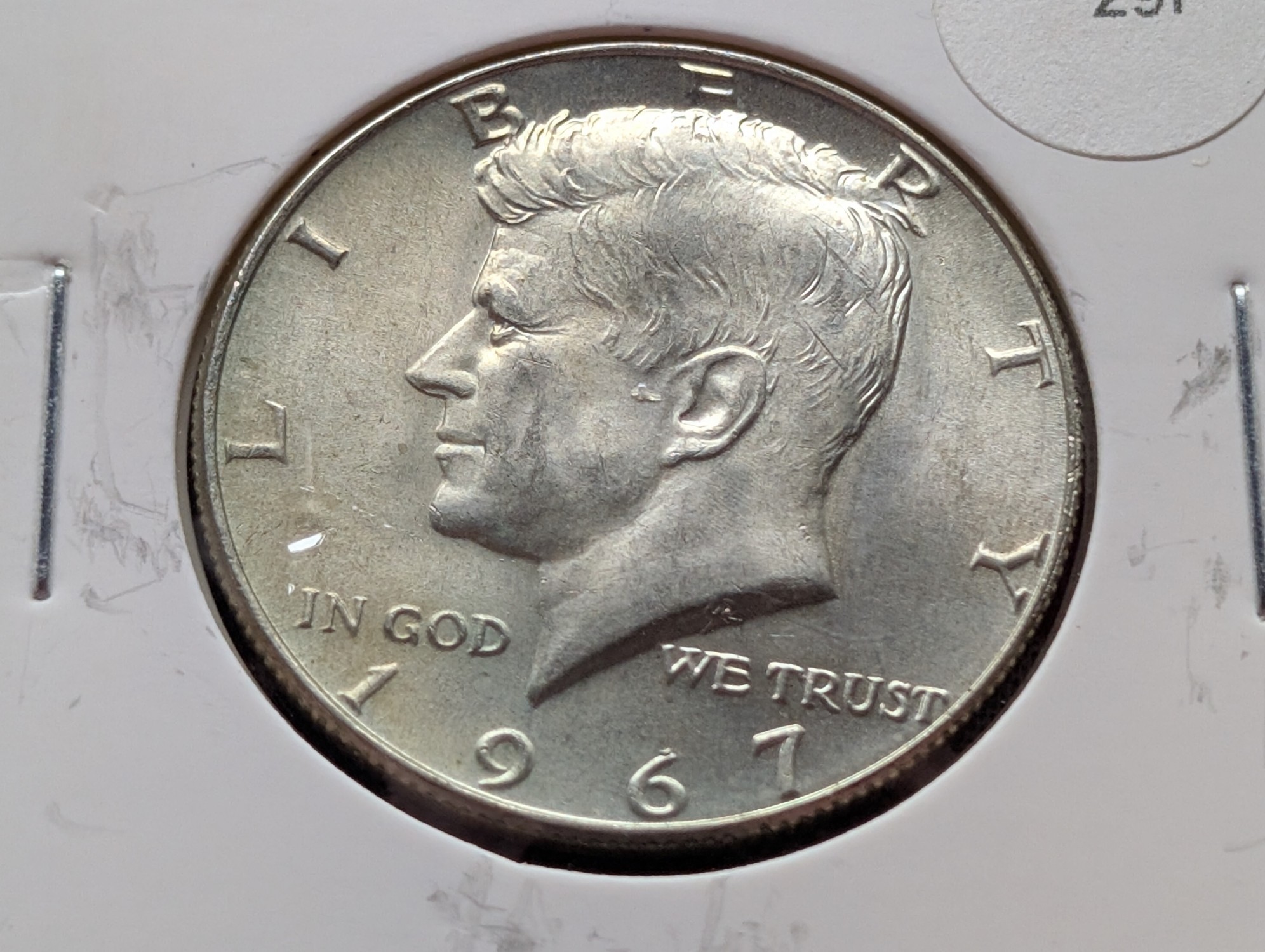 1967 40% Silver Kennedy Half Dollar