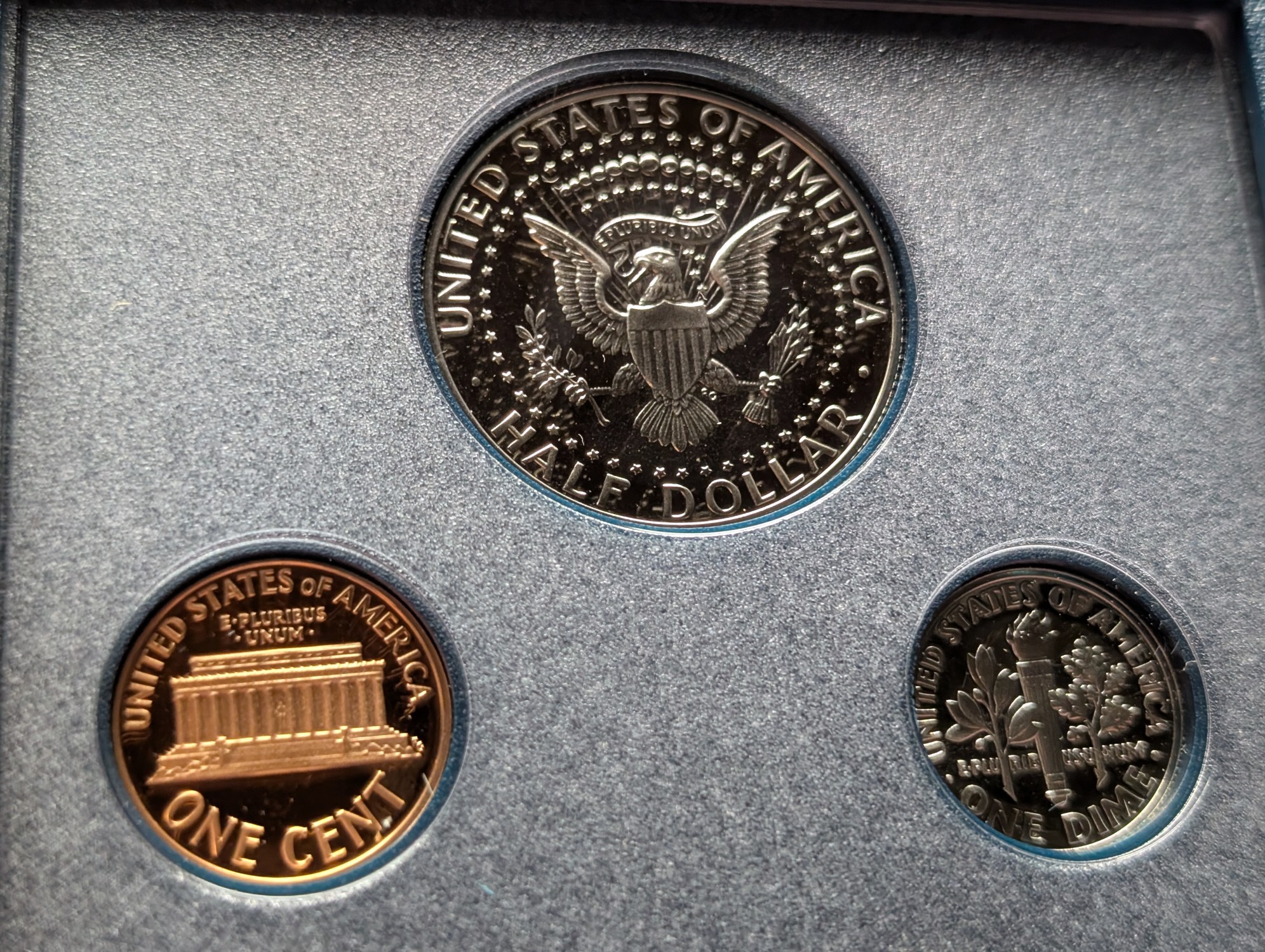 1990-S US Mint Prestige Proof Set W/ 1990-P 90% Silver Eisenhower Centennial Commemorative Proof Dollar