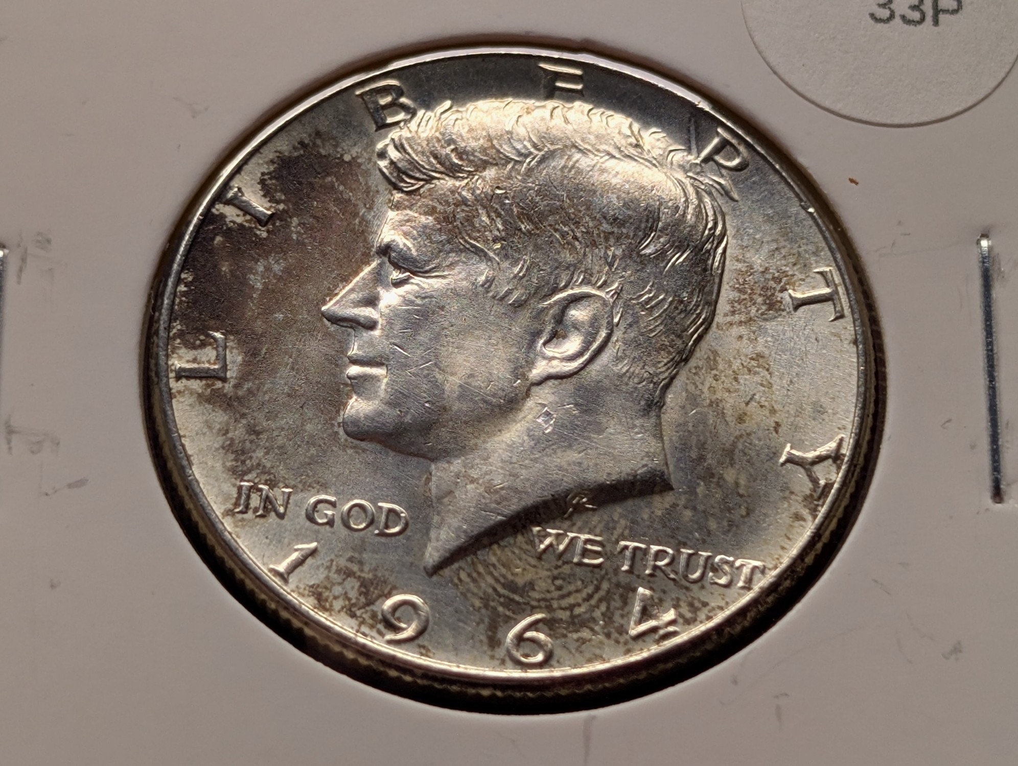 1964 90% Silver Kennedy Half Dollar