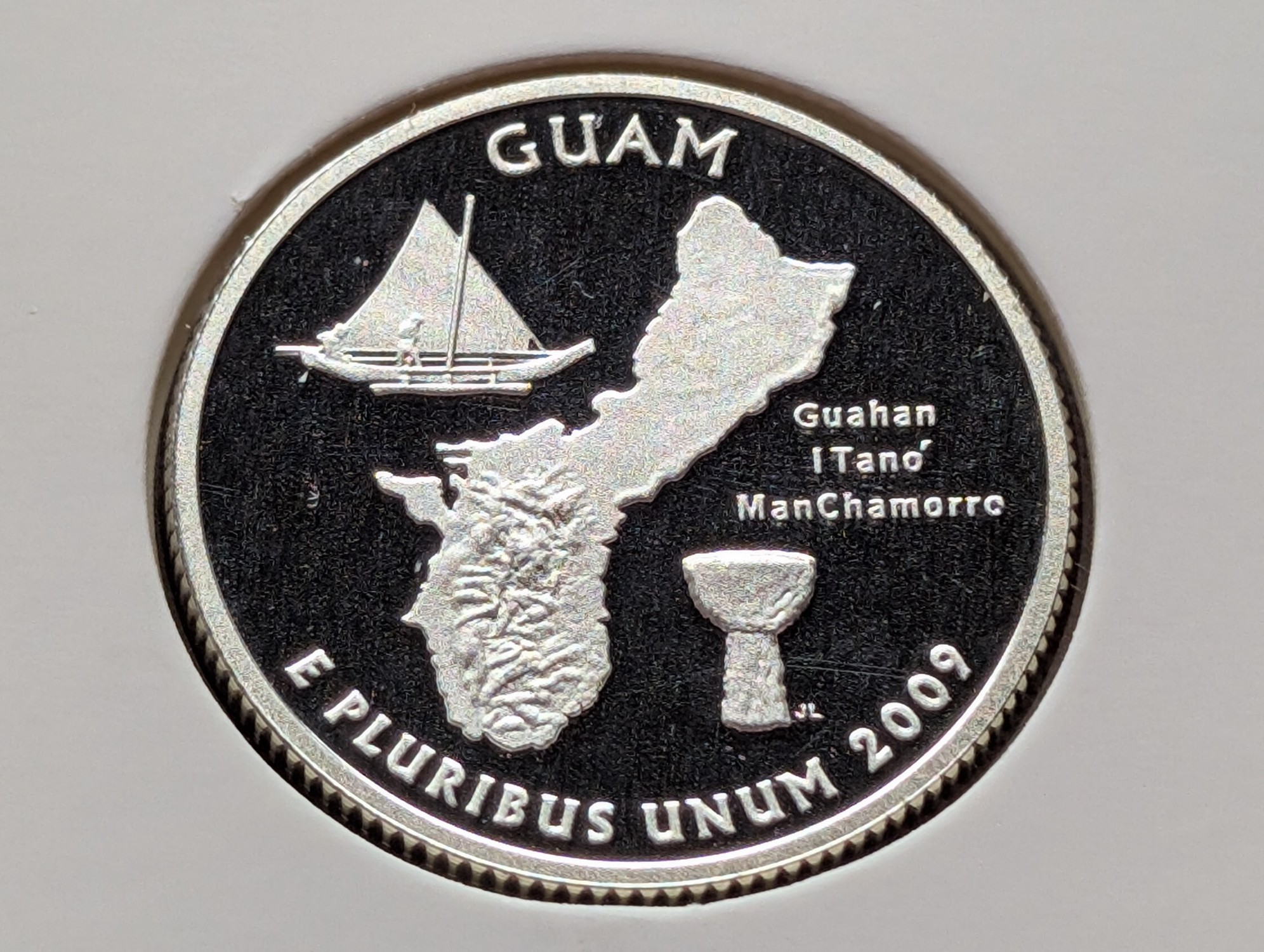 2009-S 90% Silver Territorial Proof Quarter, Guam (GU)