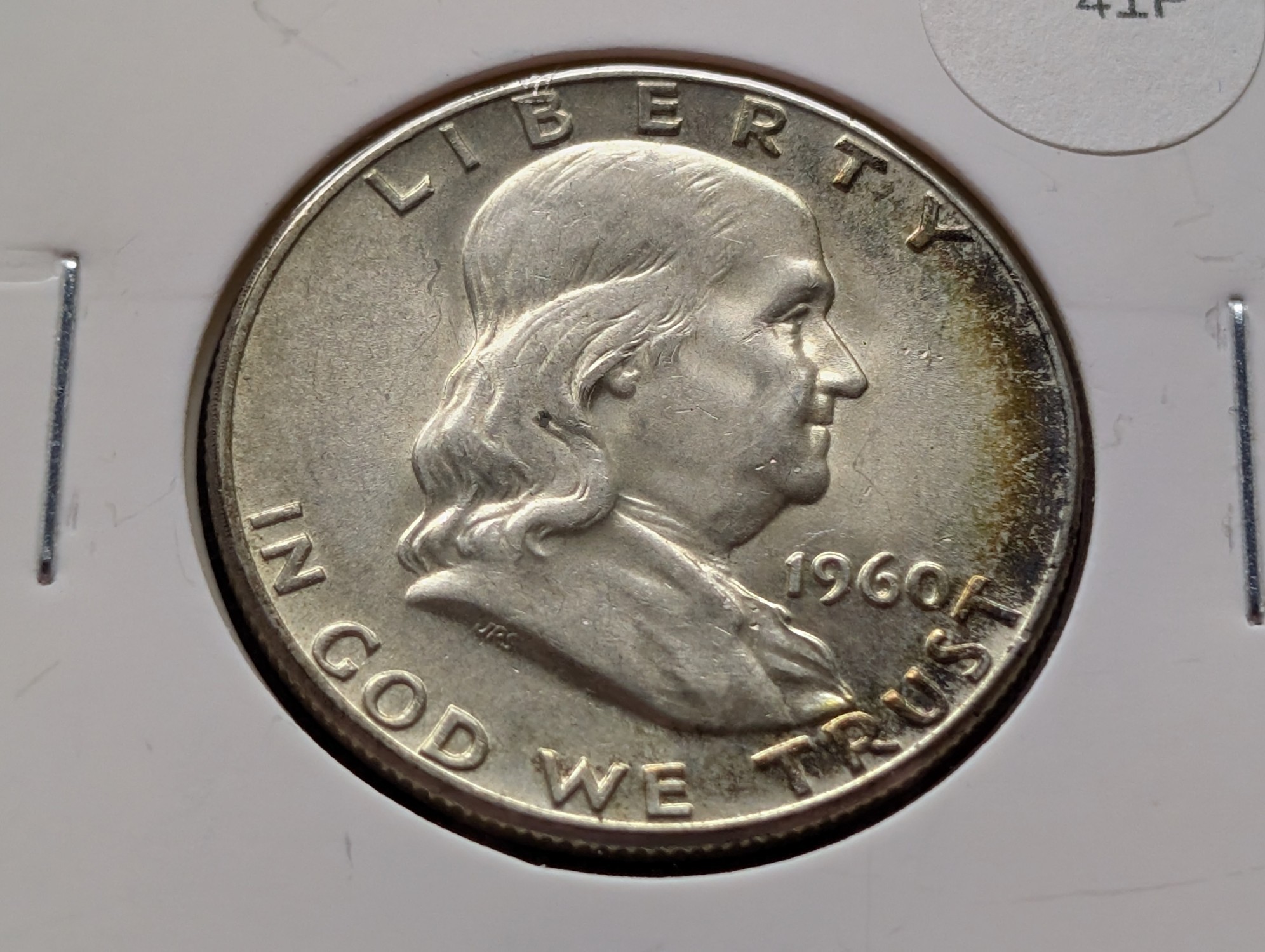1960 Franklin 90% Silver Half Dollar