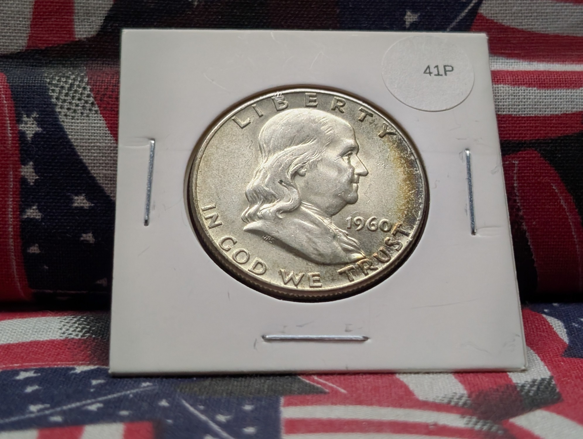 1960 Franklin 90% Silver Half Dollar