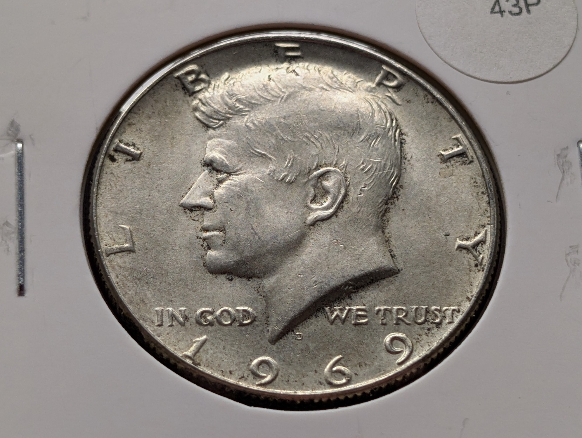 1969-D 40% Silver Kennedy Half Dollar