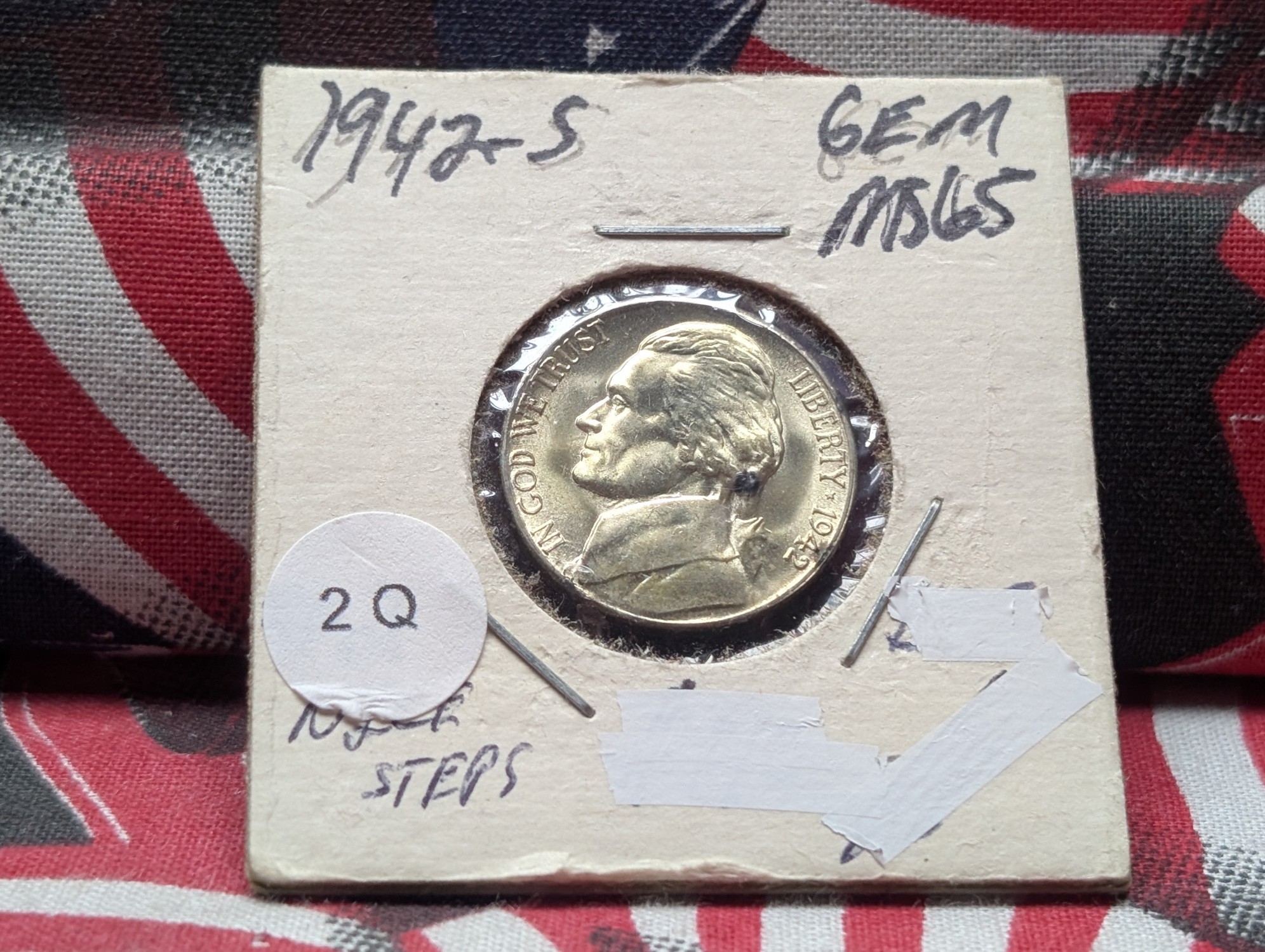 1942-S Jefferson 35% Silver Wartime Nickel