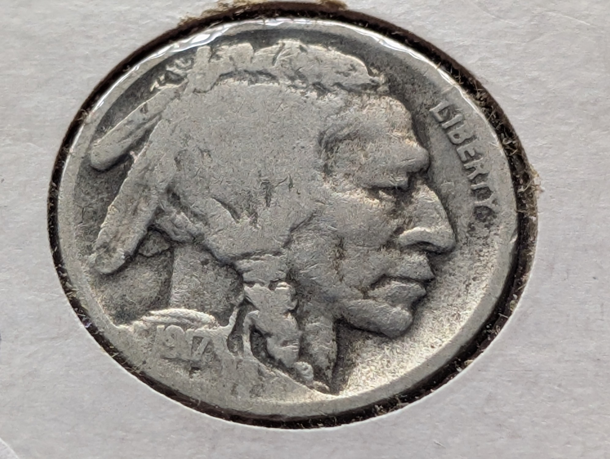 1917-D Indian Head Buffalo Nickel