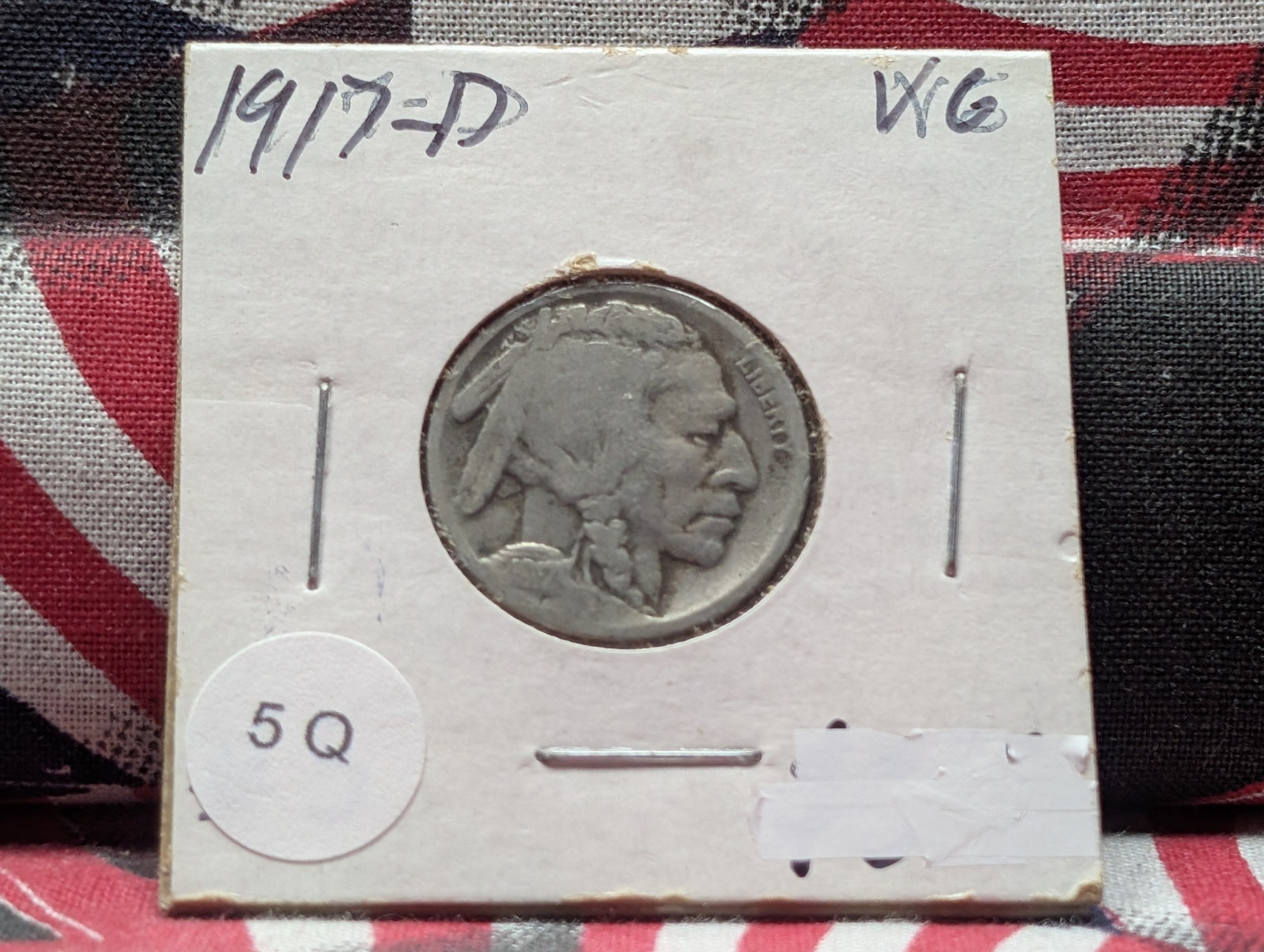1917-D Indian Head Buffalo Nickel