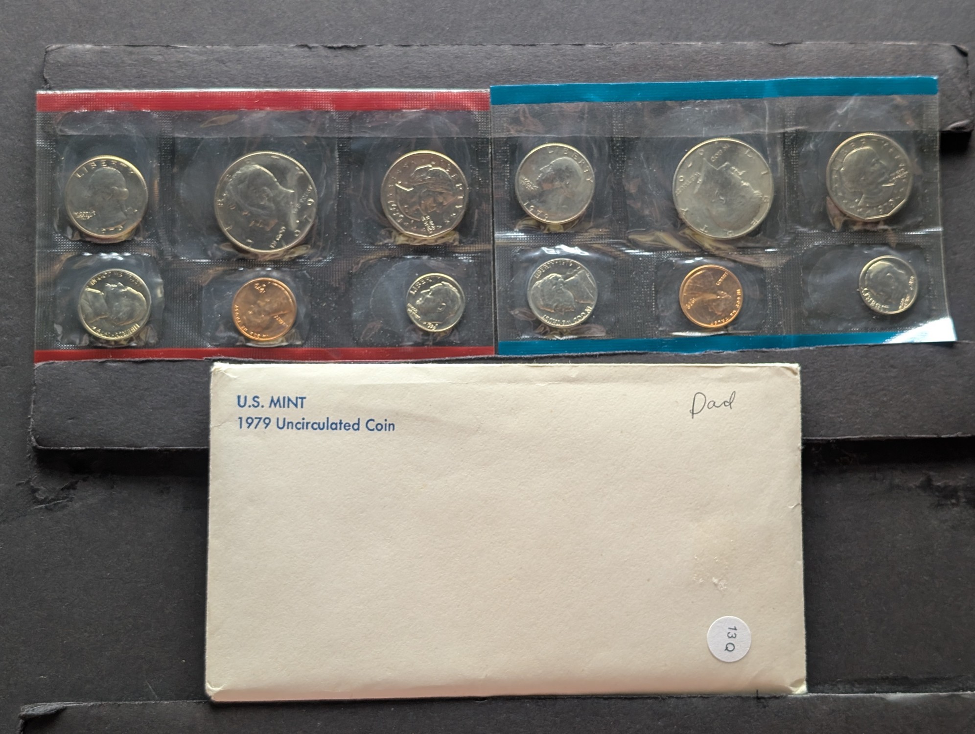 1979 P&D Unc. U.S. Mint Set with Susan B. Anthony Dollar in OGP