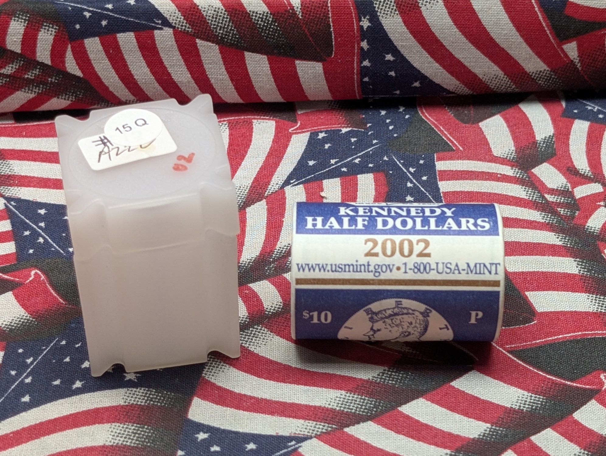 $10 Bank Roll of 2002-P Kennedy Half Dollars
