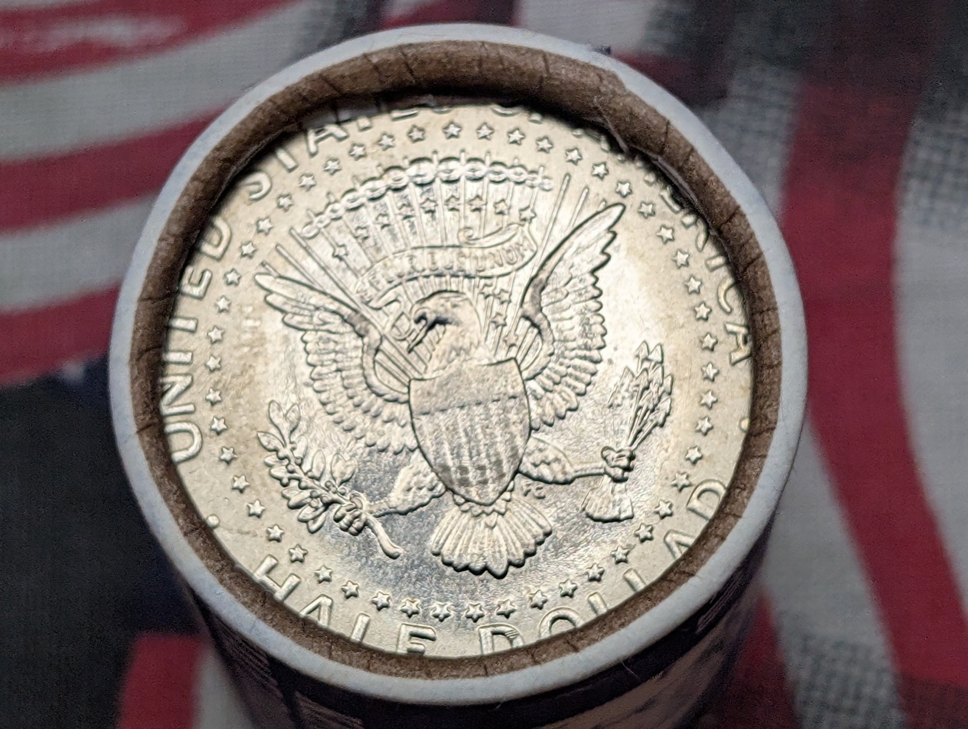 $10 Bank Roll of 2002-P Kennedy Half Dollars
