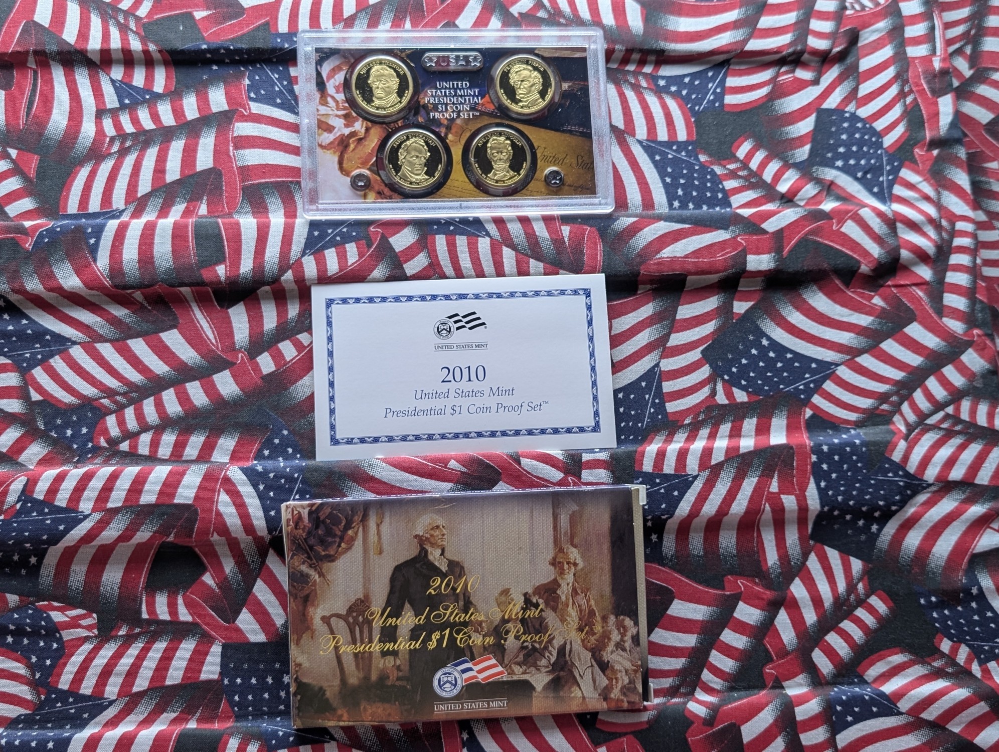 2010-S U.S. Mint Presidential Dollars Proof Set in OGP w/ COA