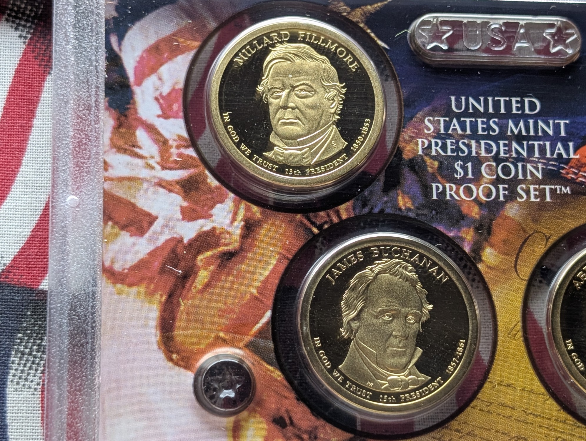 2010-S U.S. Mint Presidential Dollars Proof Set in OGP w/ COA