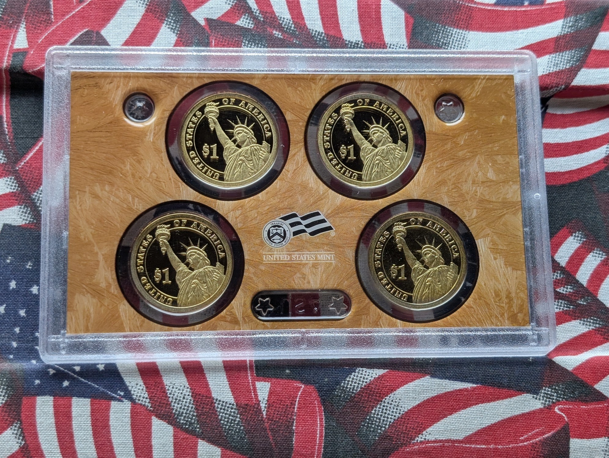 2010-S U.S. Mint Presidential Dollars Proof Set in OGP w/ COA