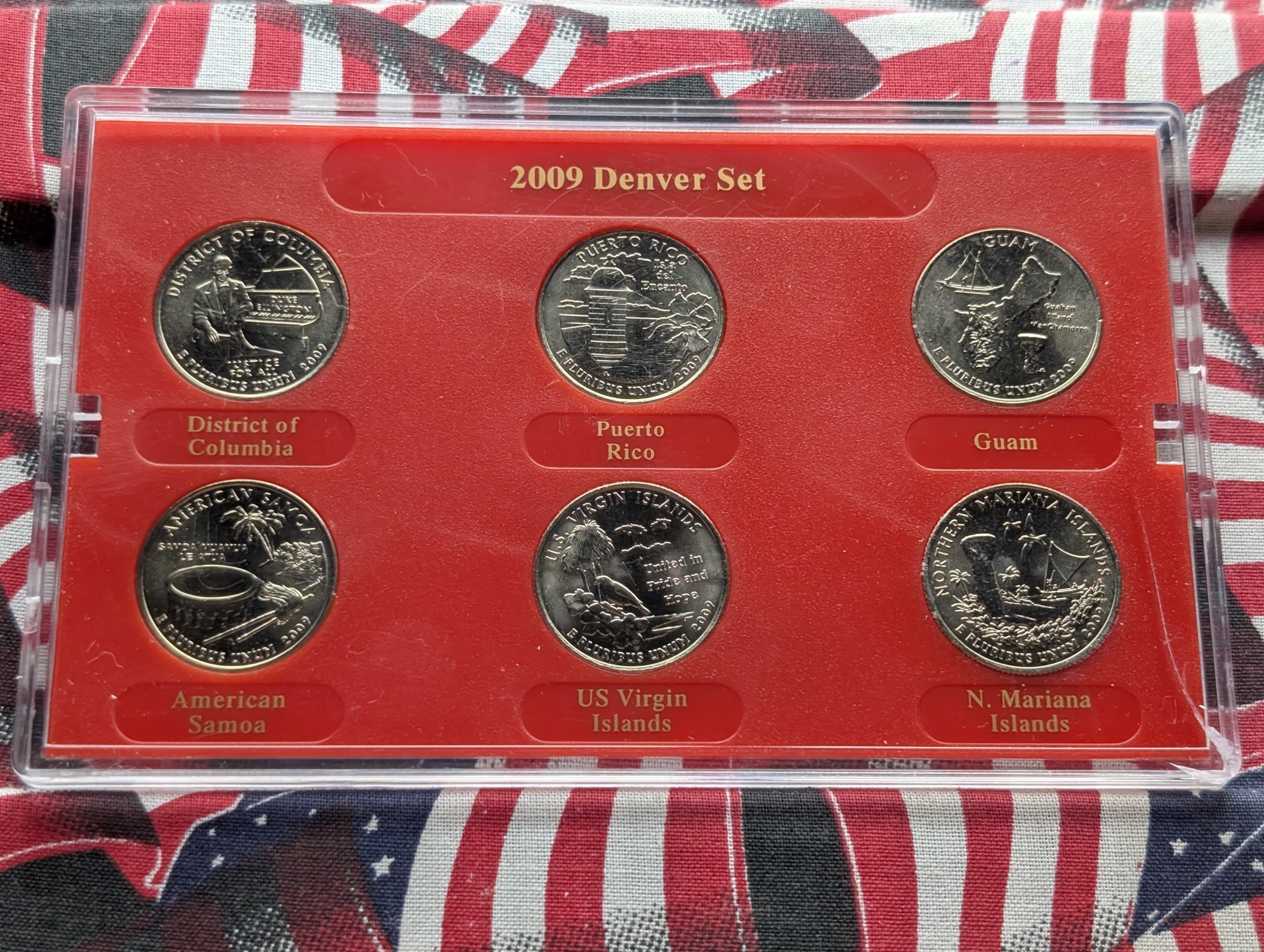 2009-P&D Mint Edition Territorial Quarters Collection in Original Packaging W/ COA