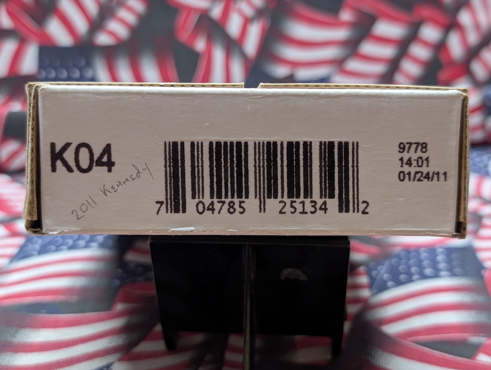 Unopened 2011-P&D Kennedy Half Dollar Rolls Box