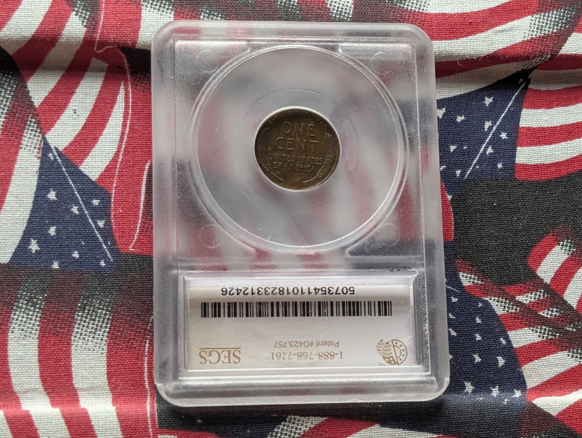 1916-S Lincoln Wheat Cent SEGS MS65 Brown