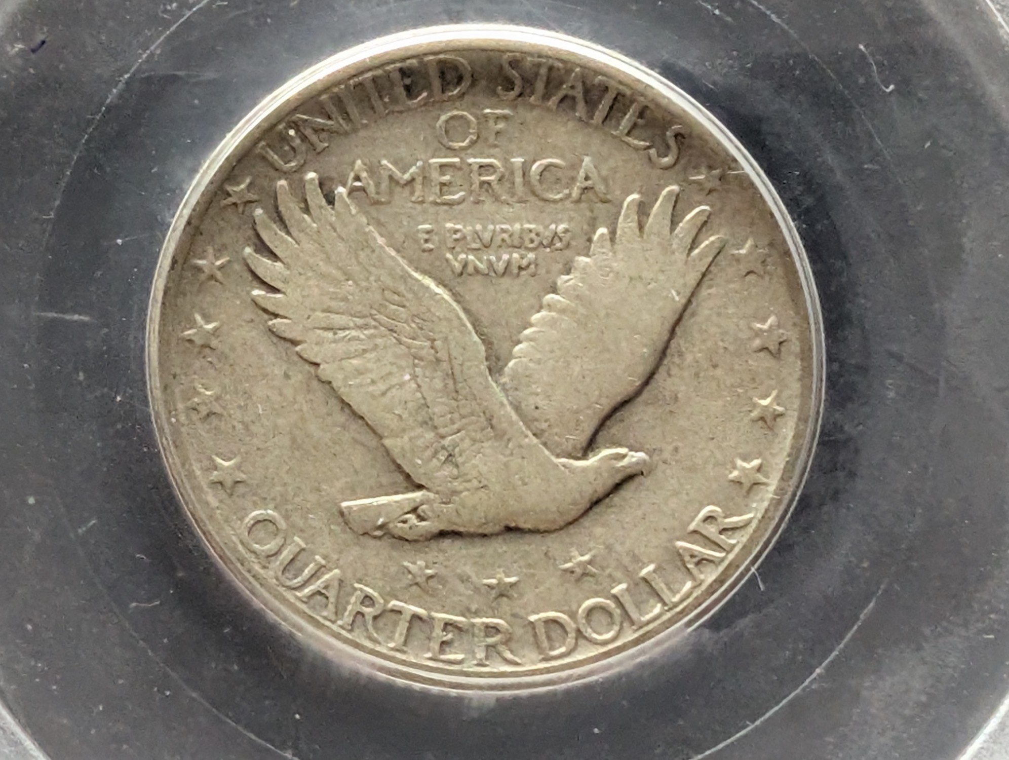 1927-S Standing Liberty 90% Silver Quarter SEGS VF-20
