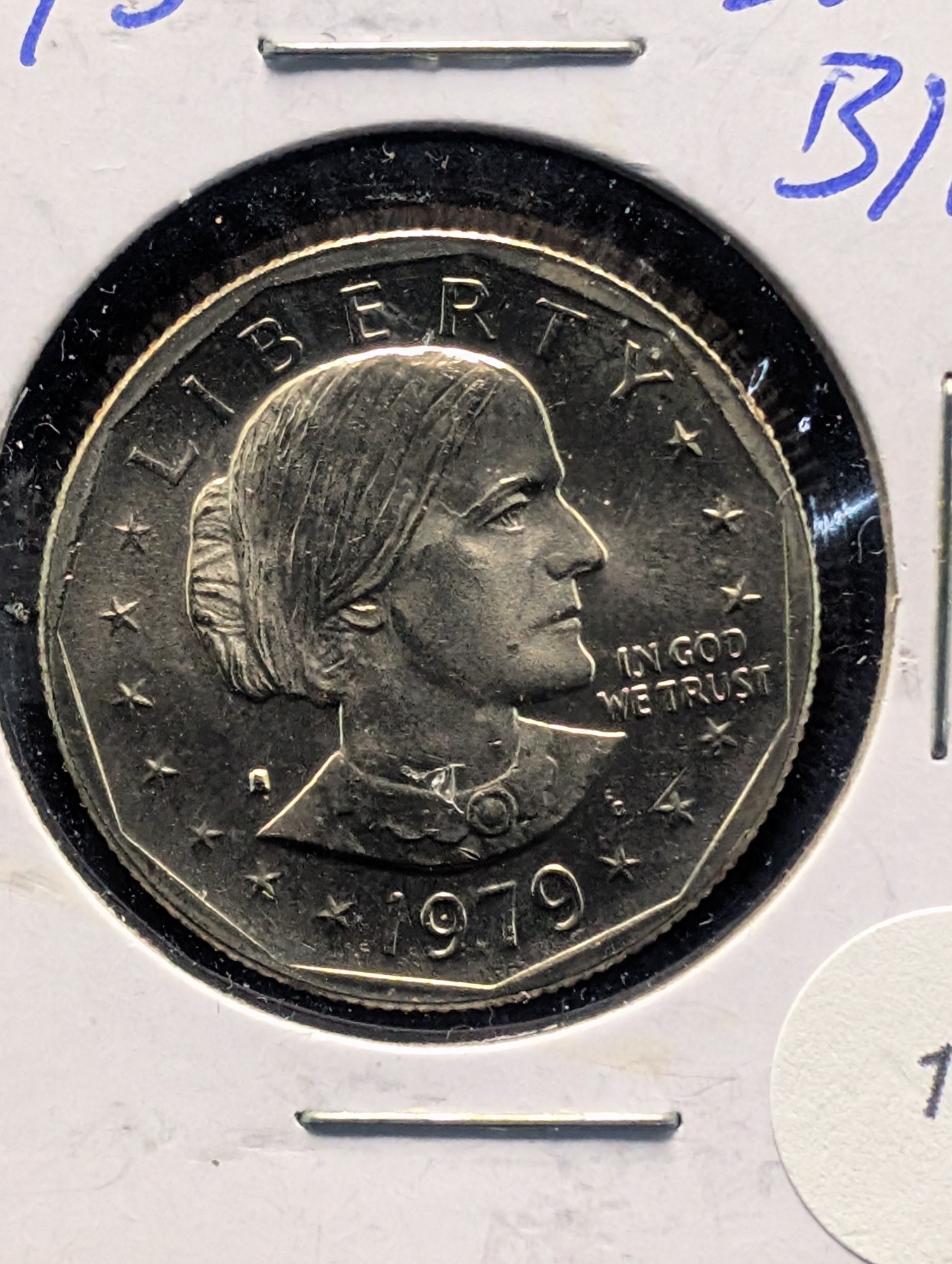 1979-S "Proof" Susan B. Anthony Dollar, Unc from Mint set