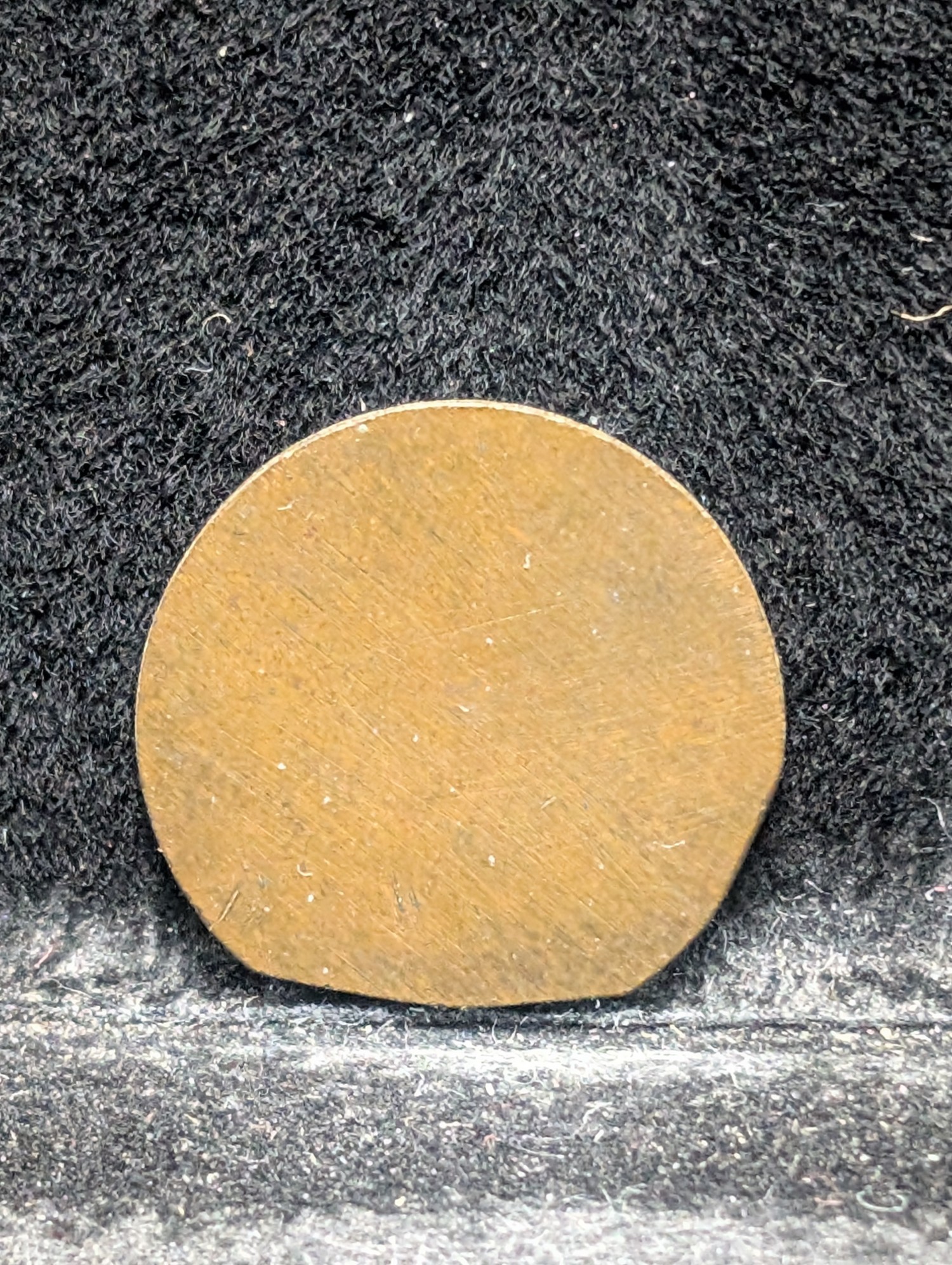 Clipped Lincoln Cent Blank Planchet