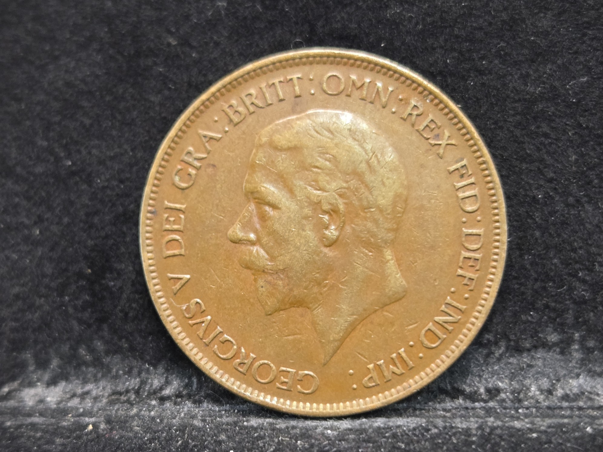 1900, 1907, 1916, & 1929 Great Britain Large Pennies