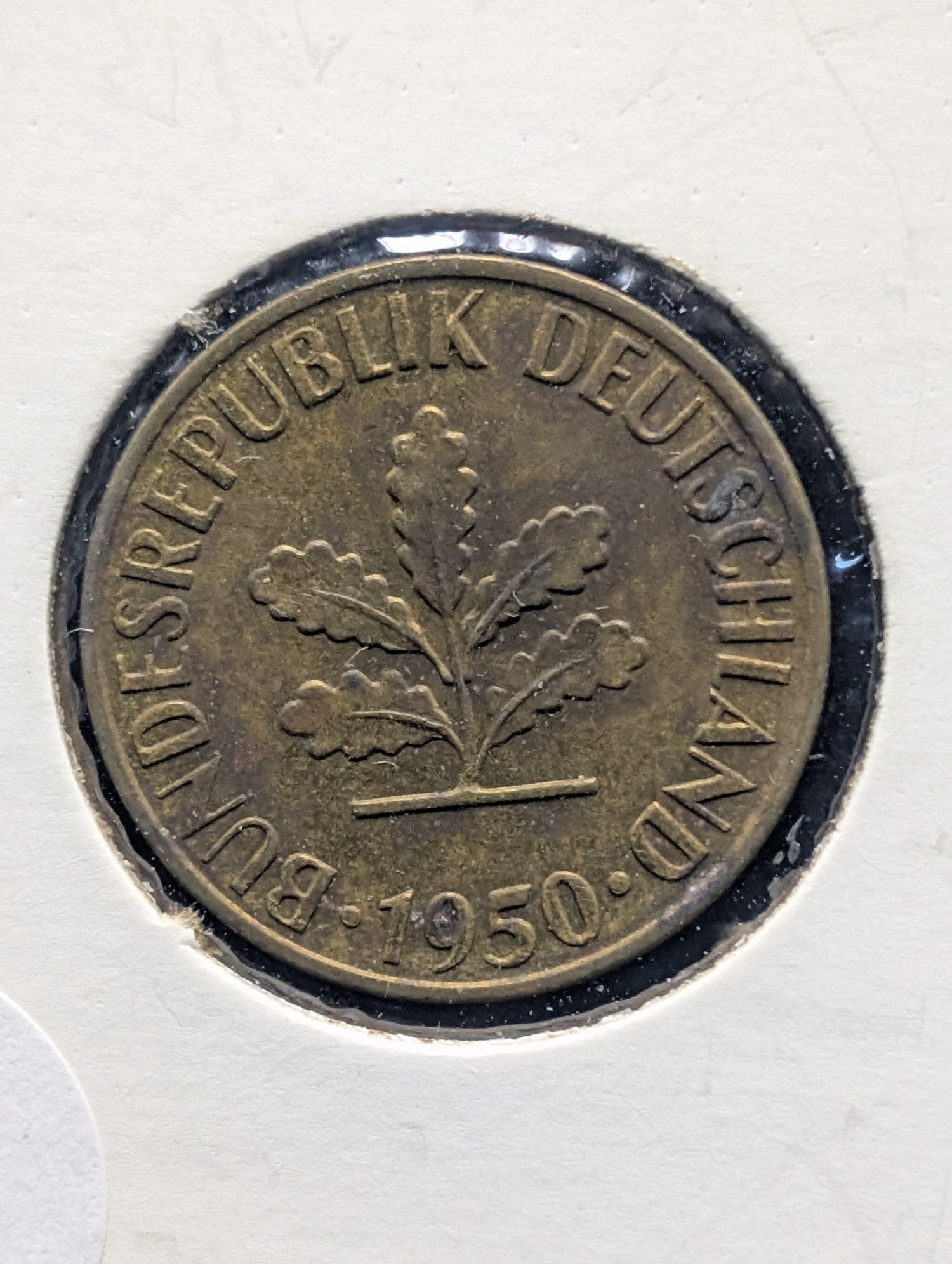 1950-D (Munich Mint) 5 Pfennig - Zinc