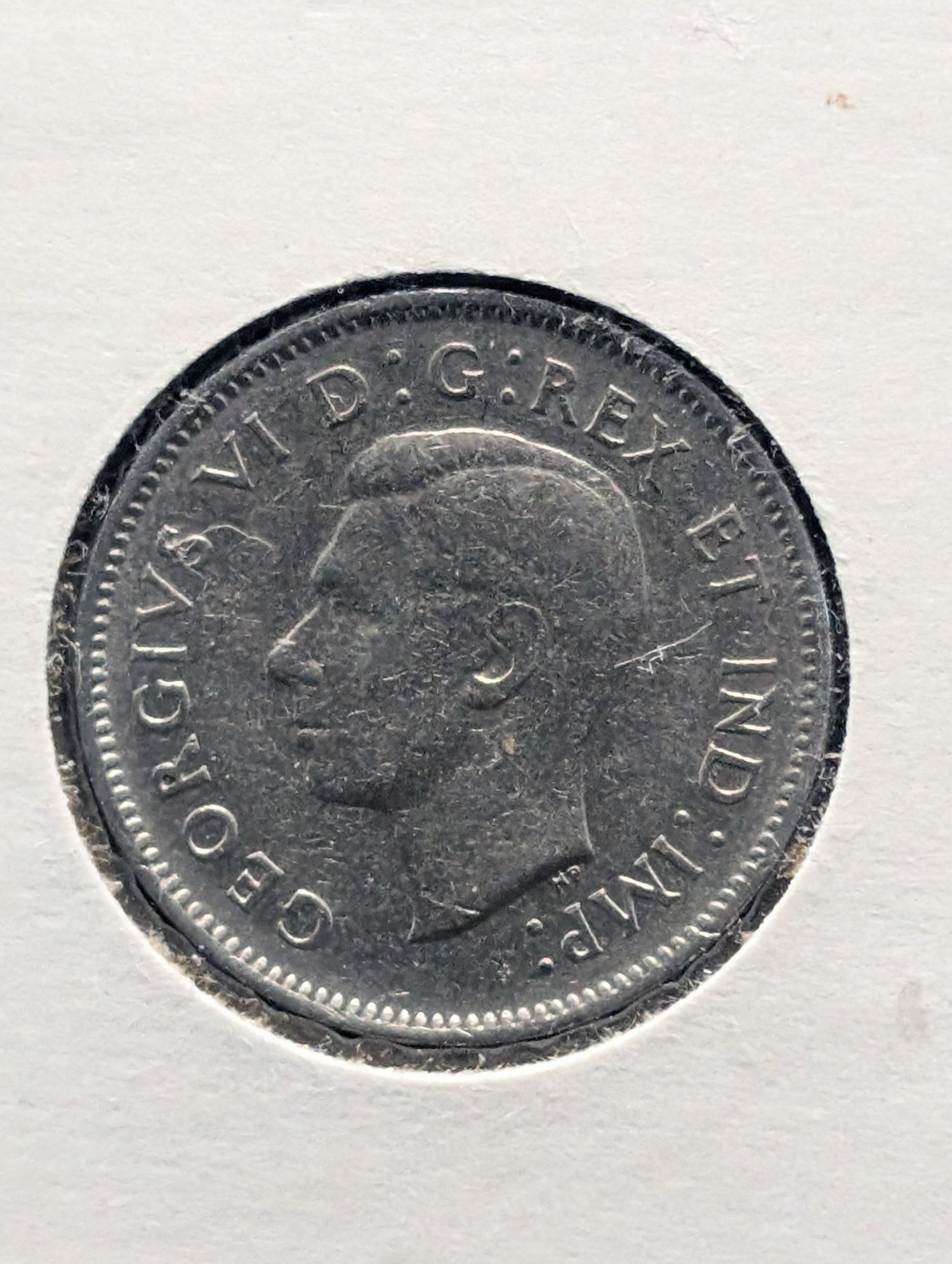 1933 Canada Small Cent & 1937 "Dot" Canada Nickel