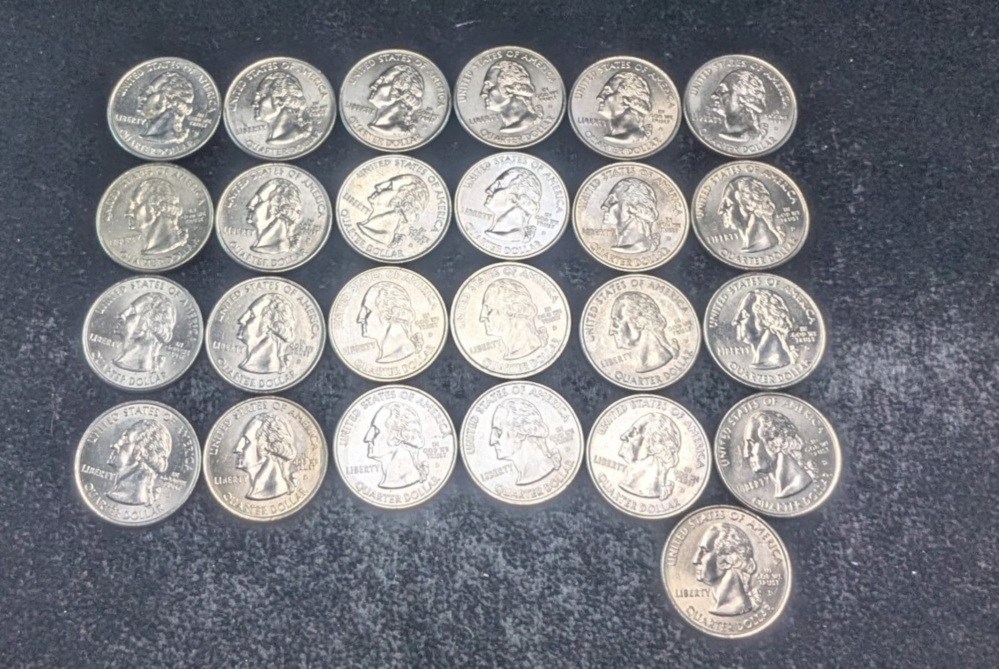 (25) 1999-2008 P&D U.S. State Quarters - (23)-D & (2)-P Mint Marks